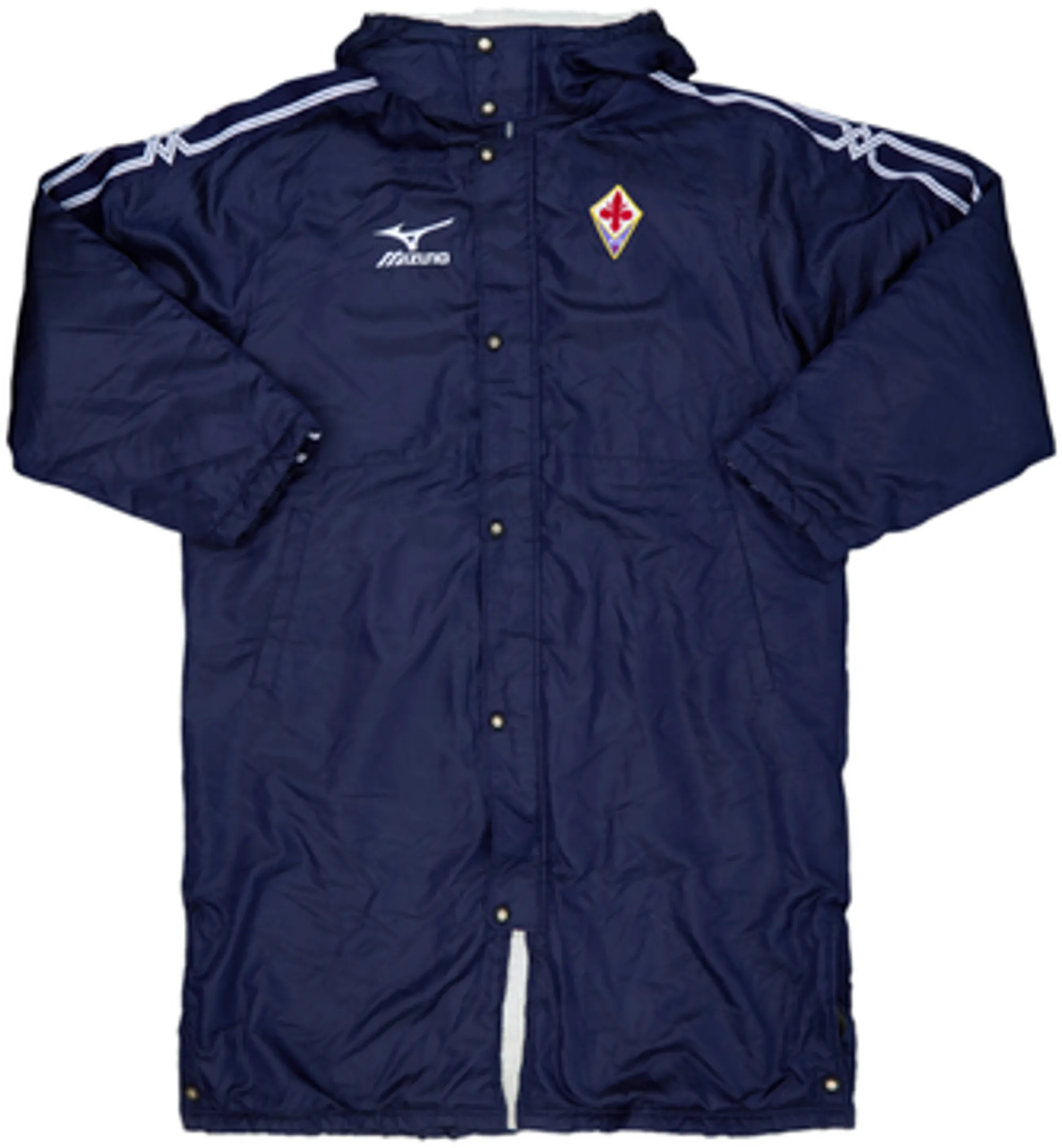 2001-02 Fiorentina Mizuno Padded Bench Coat - 7/10 - (L)