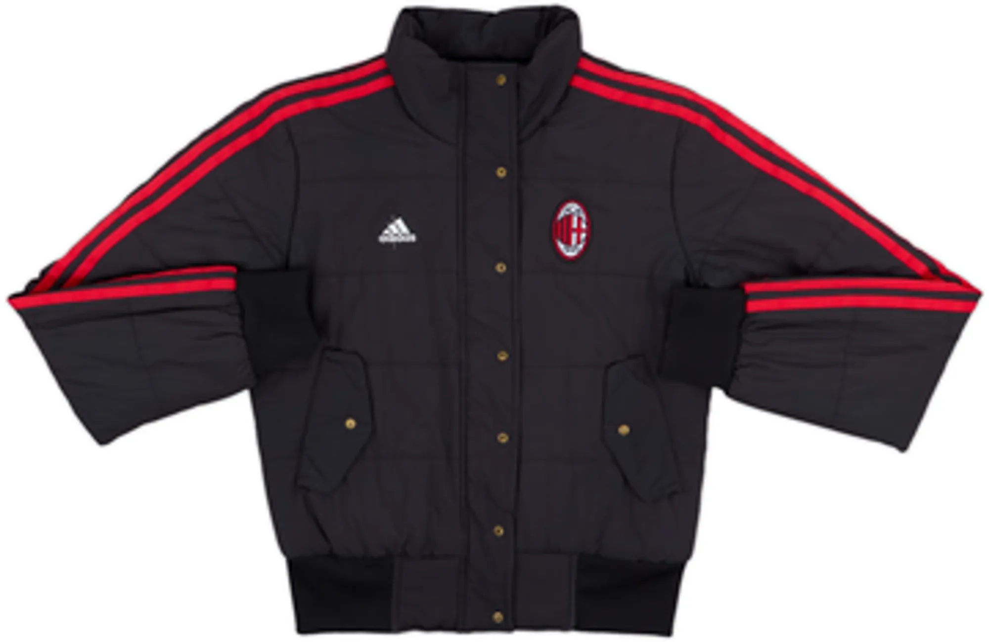 2009-10 AC Milan adidas Padded Bench Coat - 8/10 - (S.Boys)