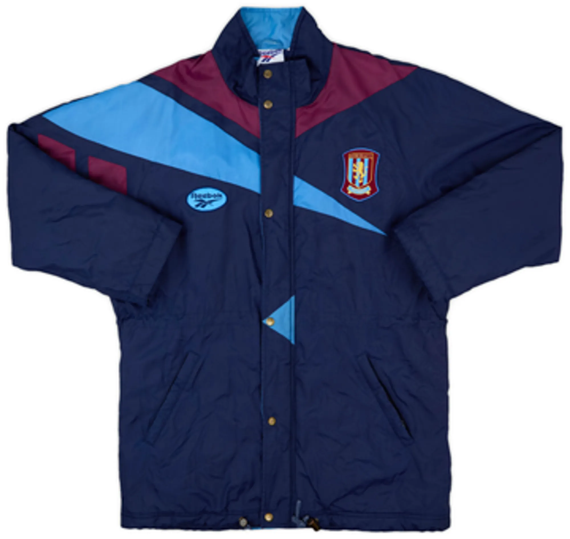1995-97 Aston Villa Reebok Padded Bench Coat - 6/10 - (M)