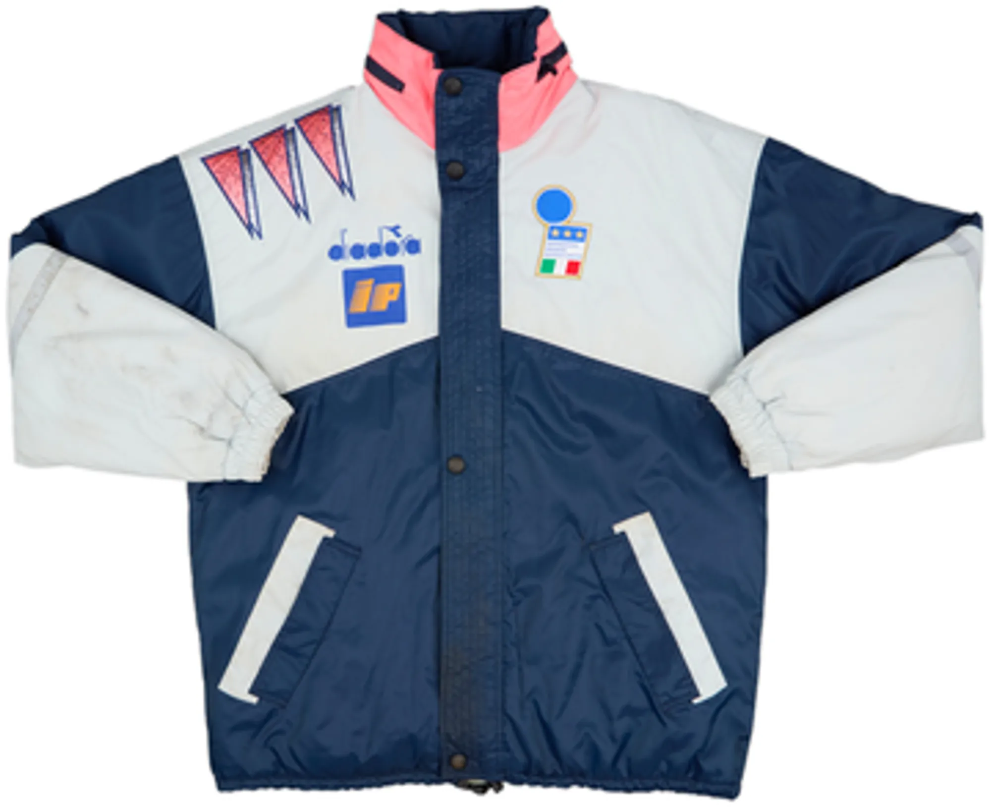 1992-94 Italy Diadora Padded Bench Coat - 6/10 - (XL)