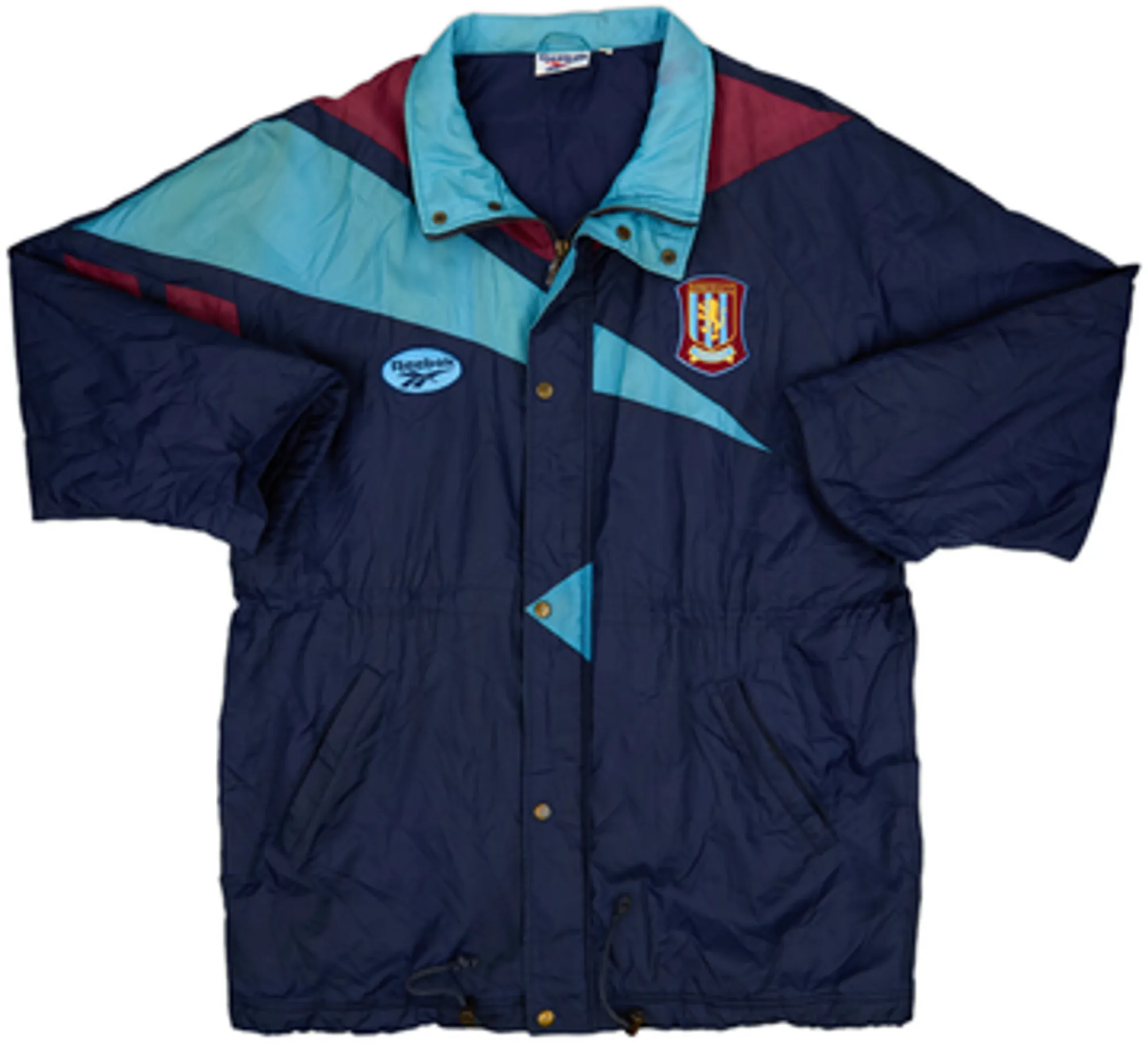 1995-97 Aston Villa Reebok Padded Bench Coat - 6/10 - (XL)