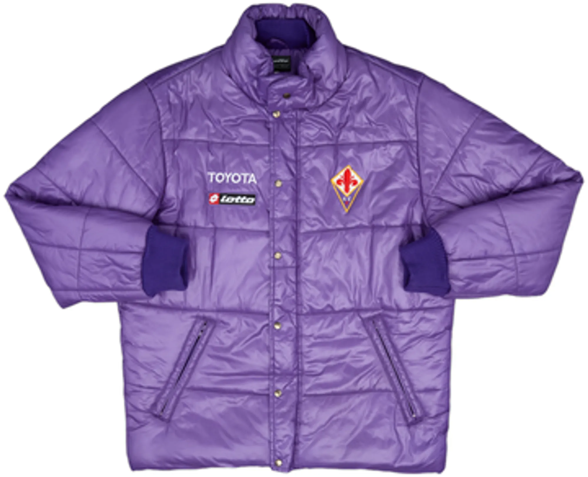 2005-06 Fiorentina Lotto Padded Bench Coat - 8/10 - (L)