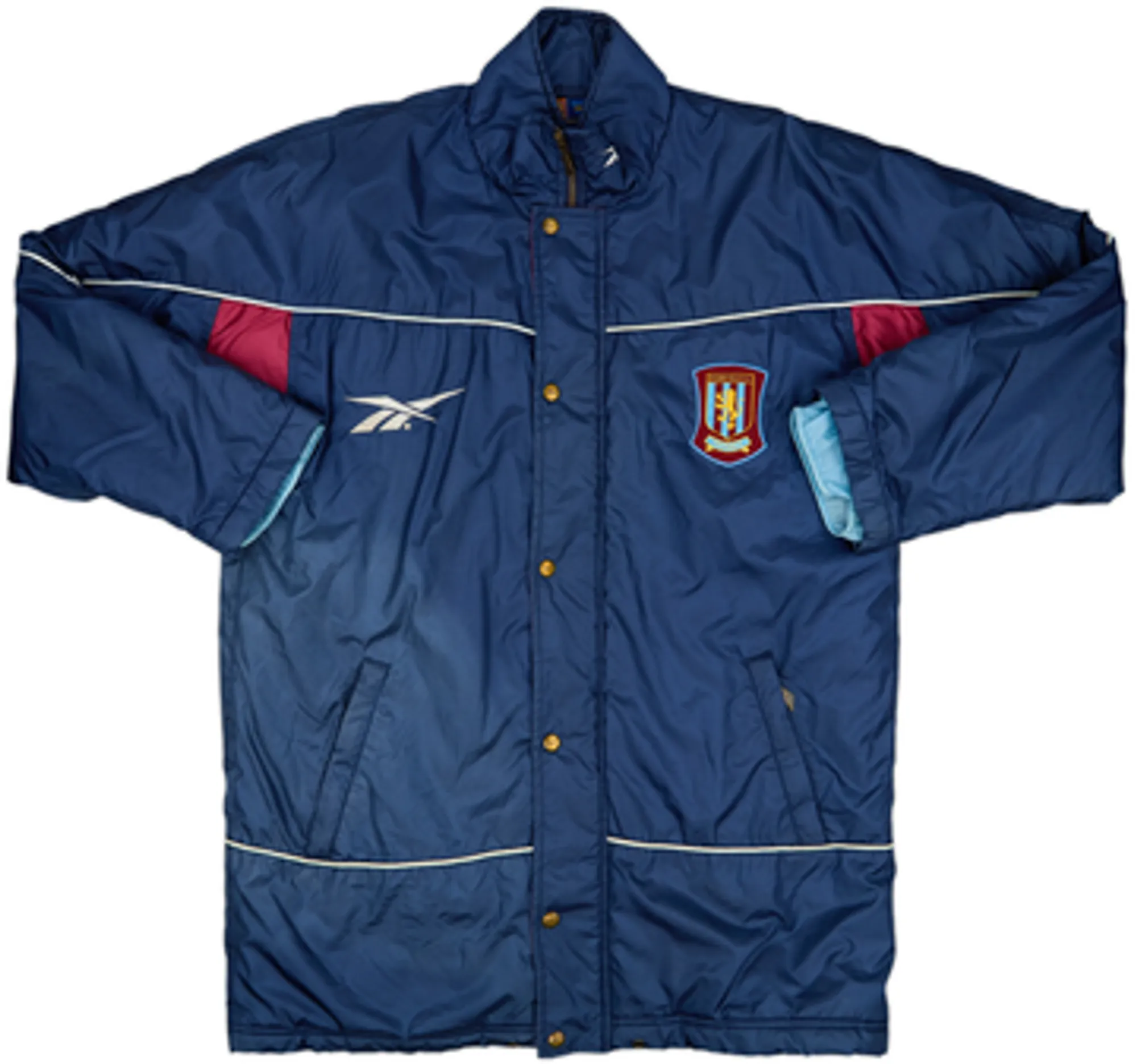 1997-98 Aston Villa Reebok Padded Bench Coat - 8/10 - (M)