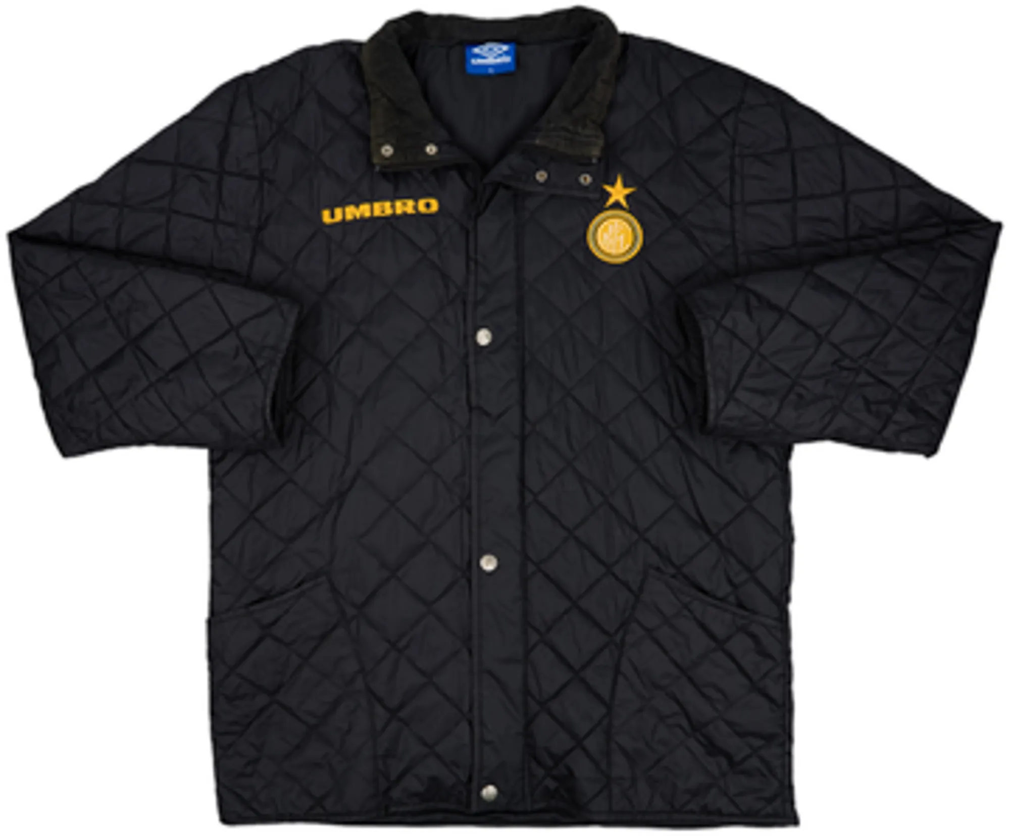 1996-98 Inter Milan Umbro Padded Bench Coat - 9/10 - (XL)