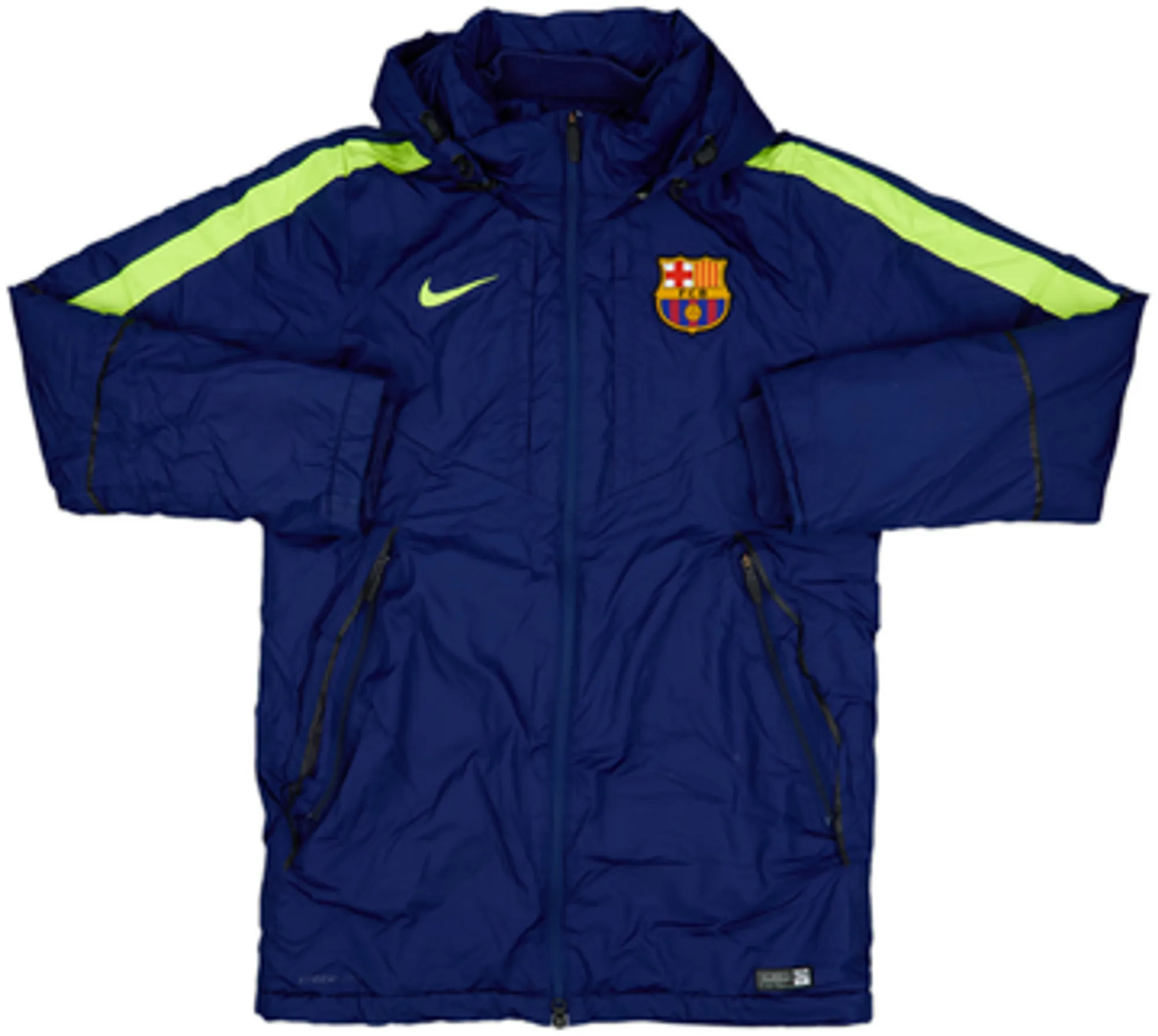 2014-15 Barcelona Nike Padded Bench Coat - 7/10 - (S)