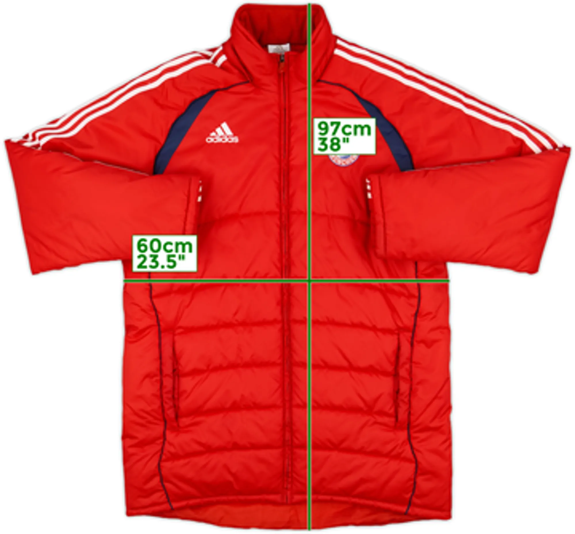 2006-07 Bayern Munich Padded Bench Coat - 7/10 - (M)