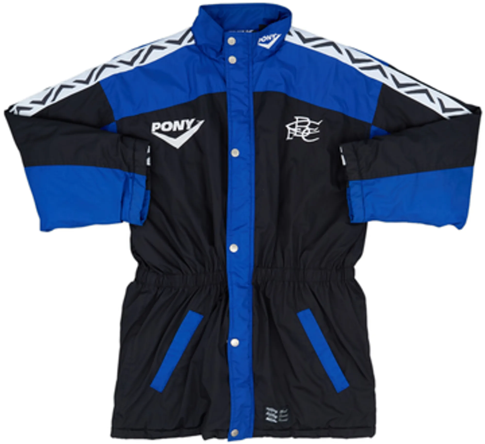 1995-96 Birmingham Pony Padded Bench Coat - 8/10 - (M)