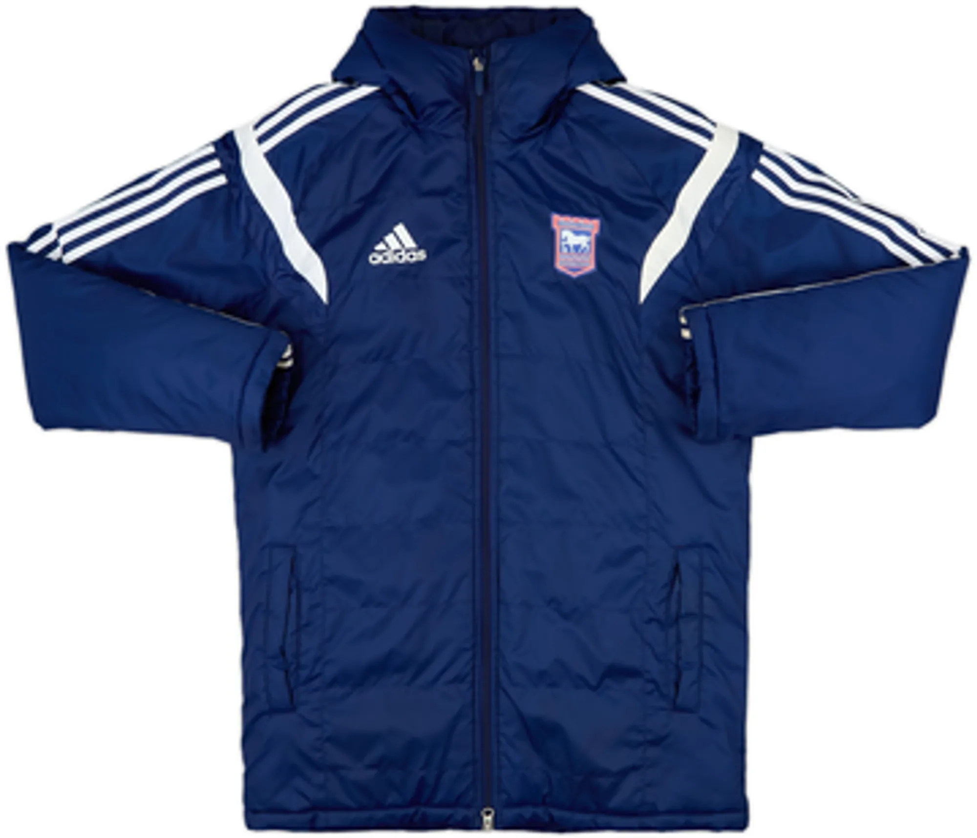 2014-15 Ipswich adidas Padded Bench Coat - 8/10 - (S)