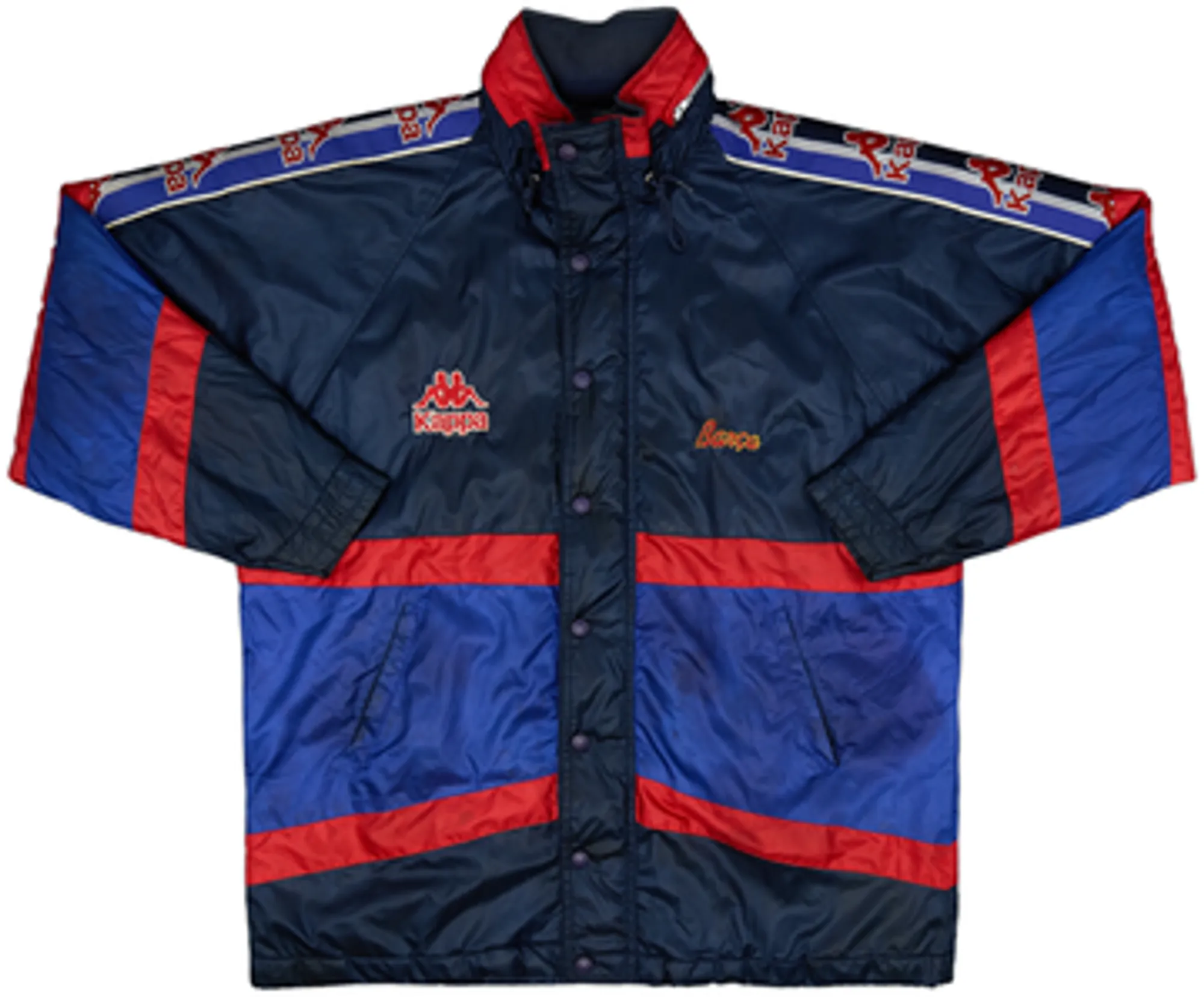 1995-97 Barcelona Kappa Padded Bench Coat - 6/10 - (L)