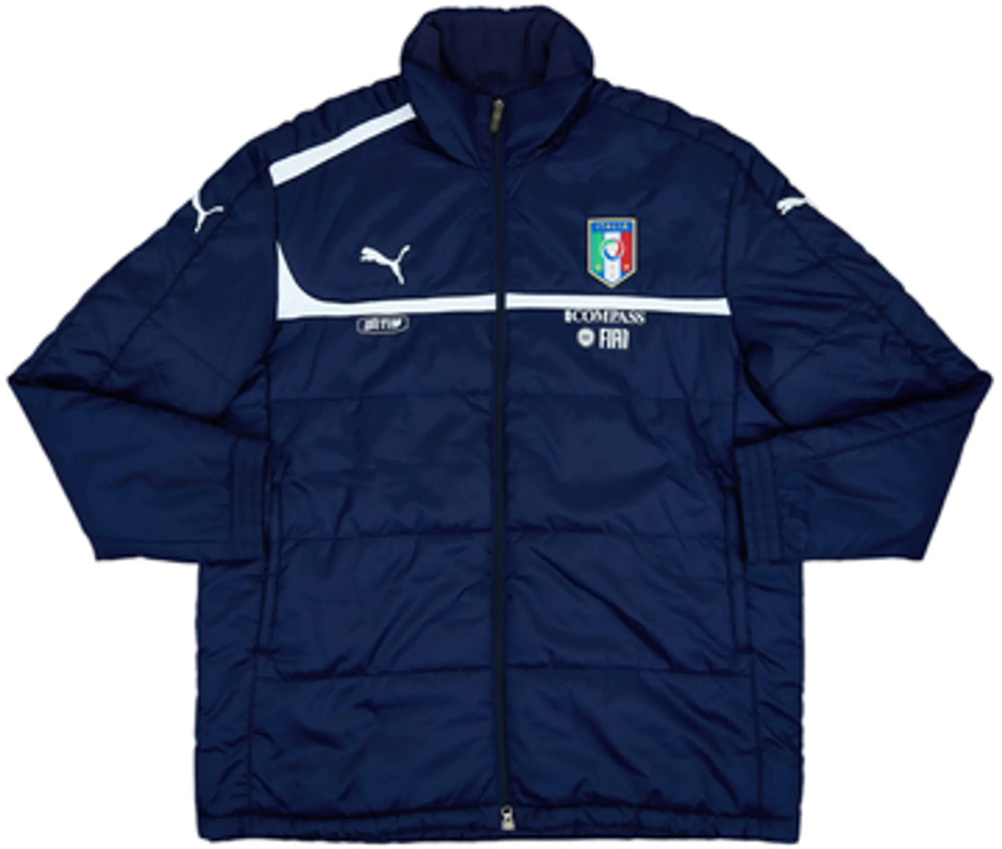 2012-13 Italy Puma Padded Bench Coat - 8/10 - (XL)