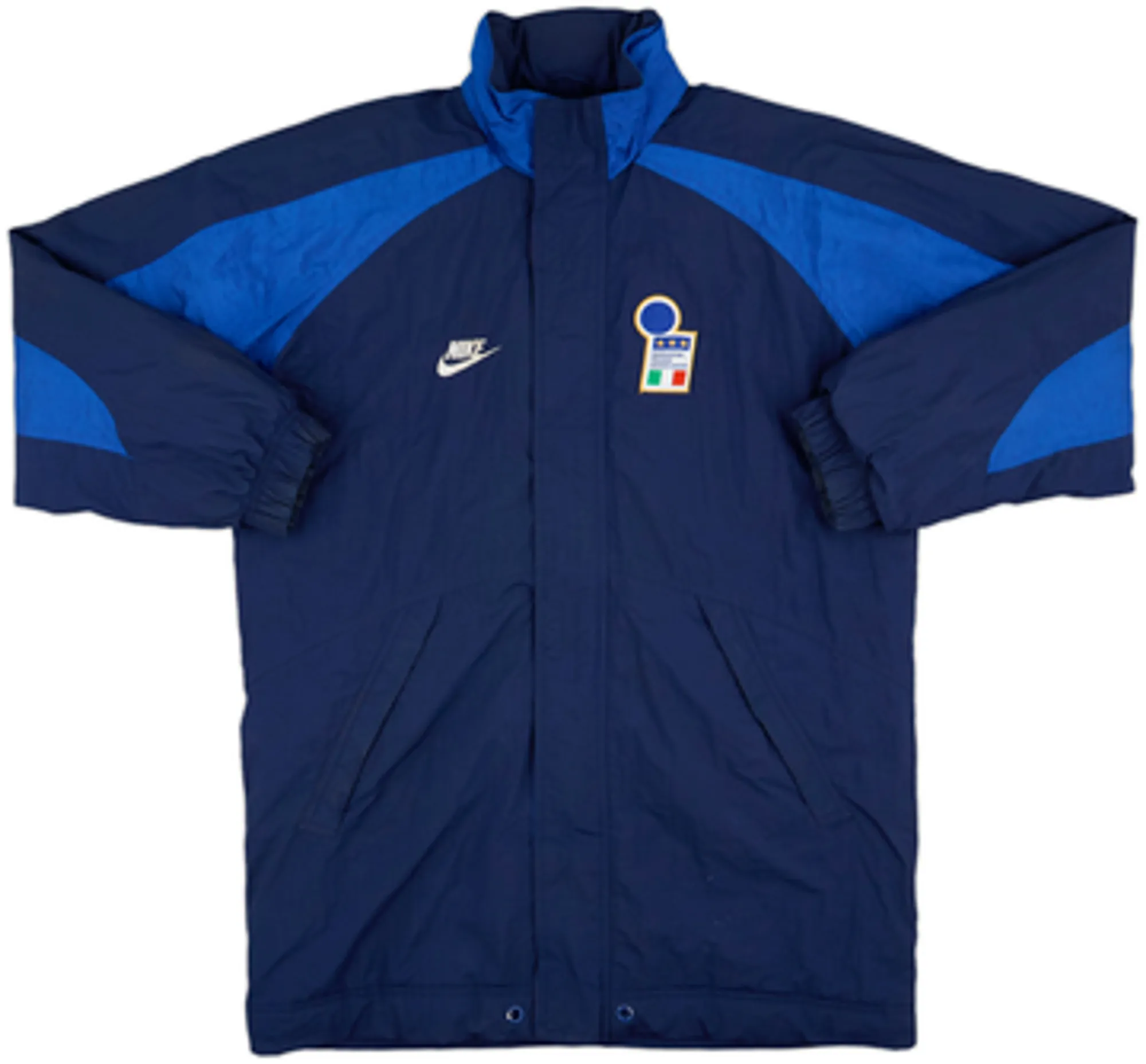 1996-97 Italy Nike Padded Bench Coat - 8/10 - (S)