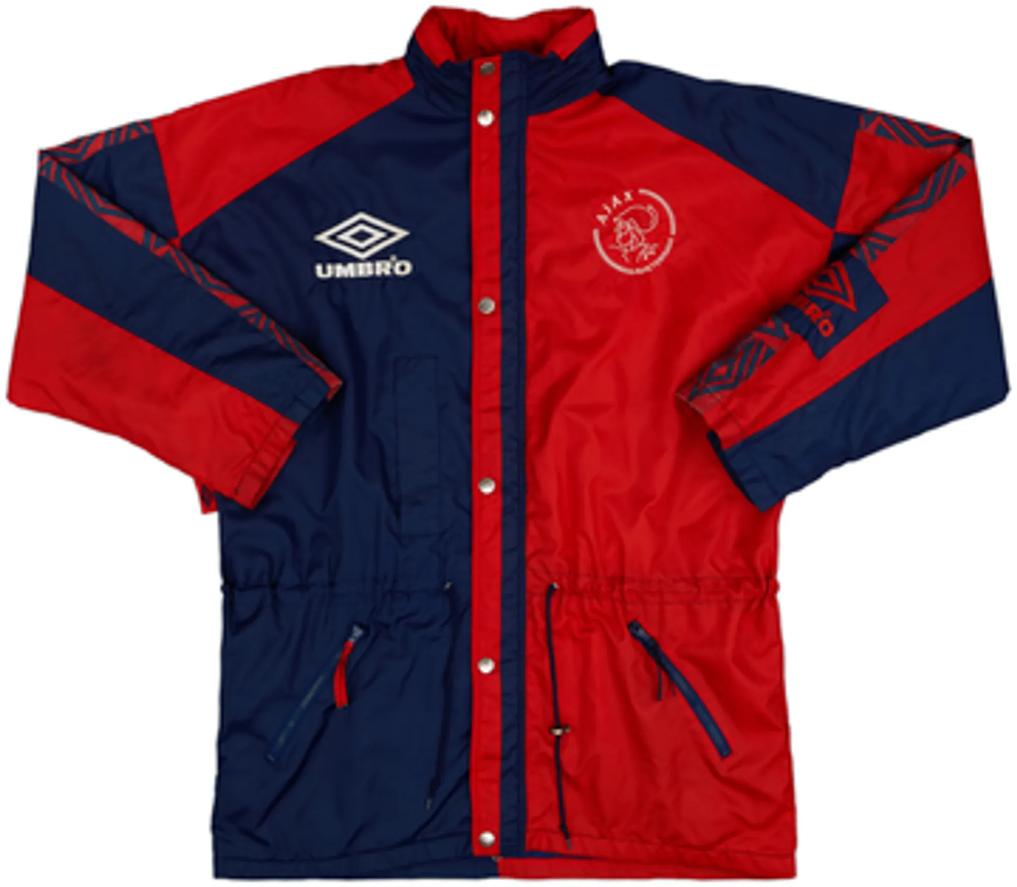 1996-97 Ajax Umbro Padded Bench Coat - 7/10 - (XL)