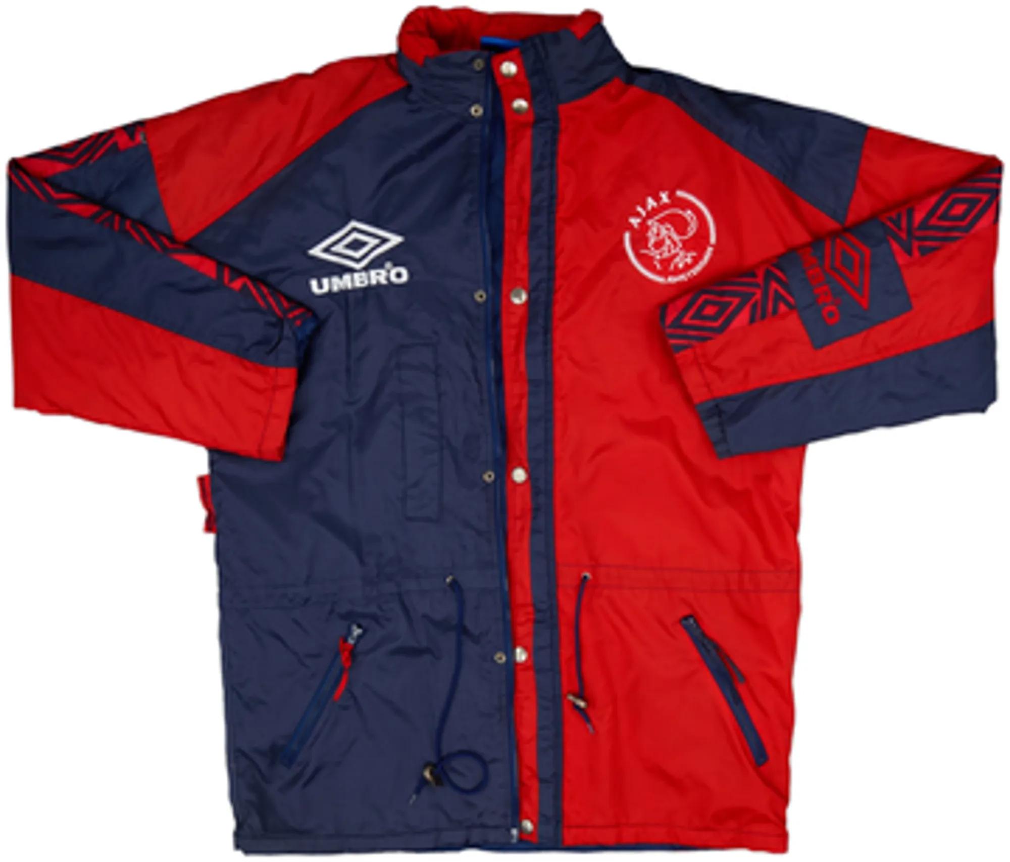 1993-94 Ajax Umbro Padded Bench Coat - 5/10 - (L)