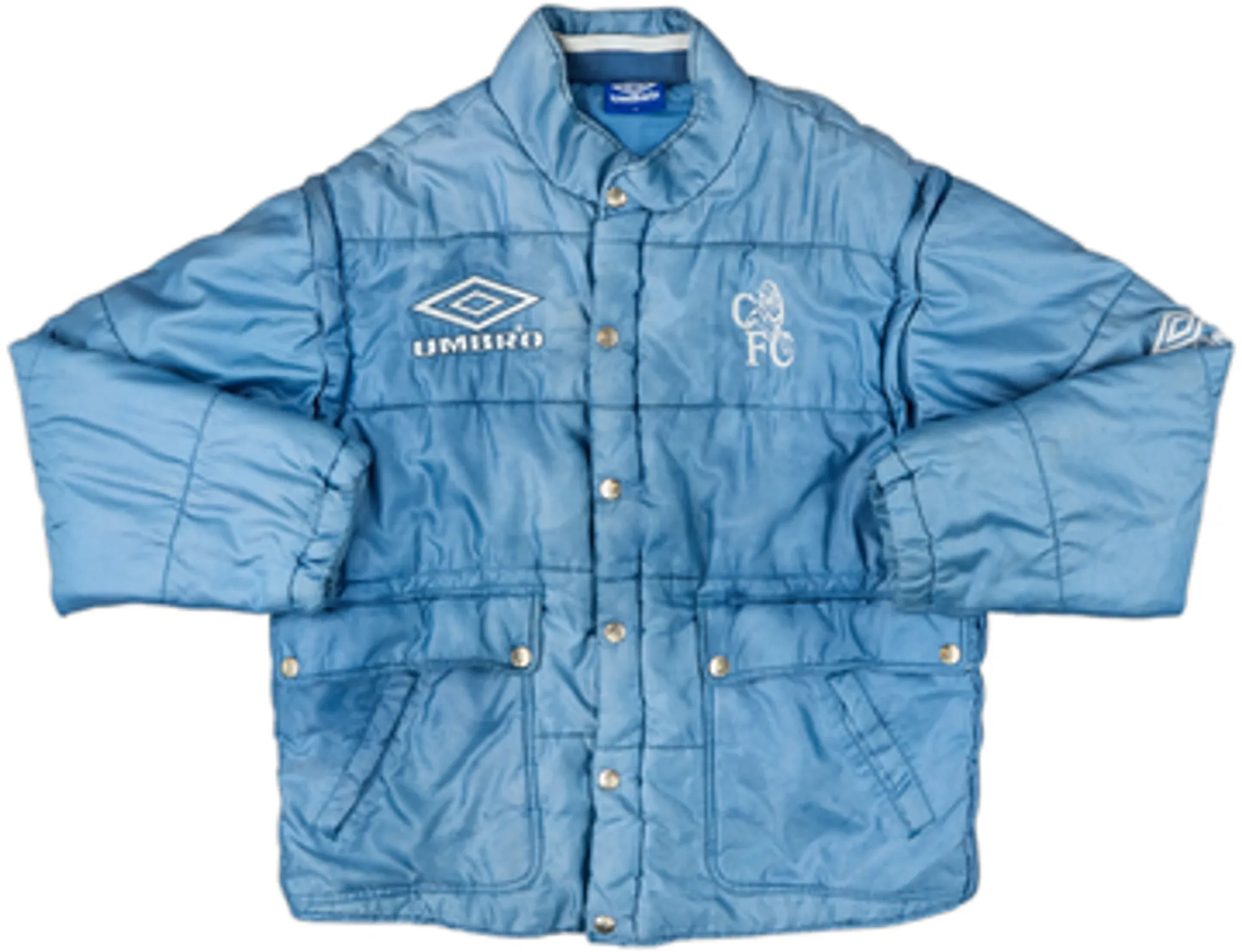 1995-97 Chelsea Umbro Padded Bench Coat - 7/10 - (M)