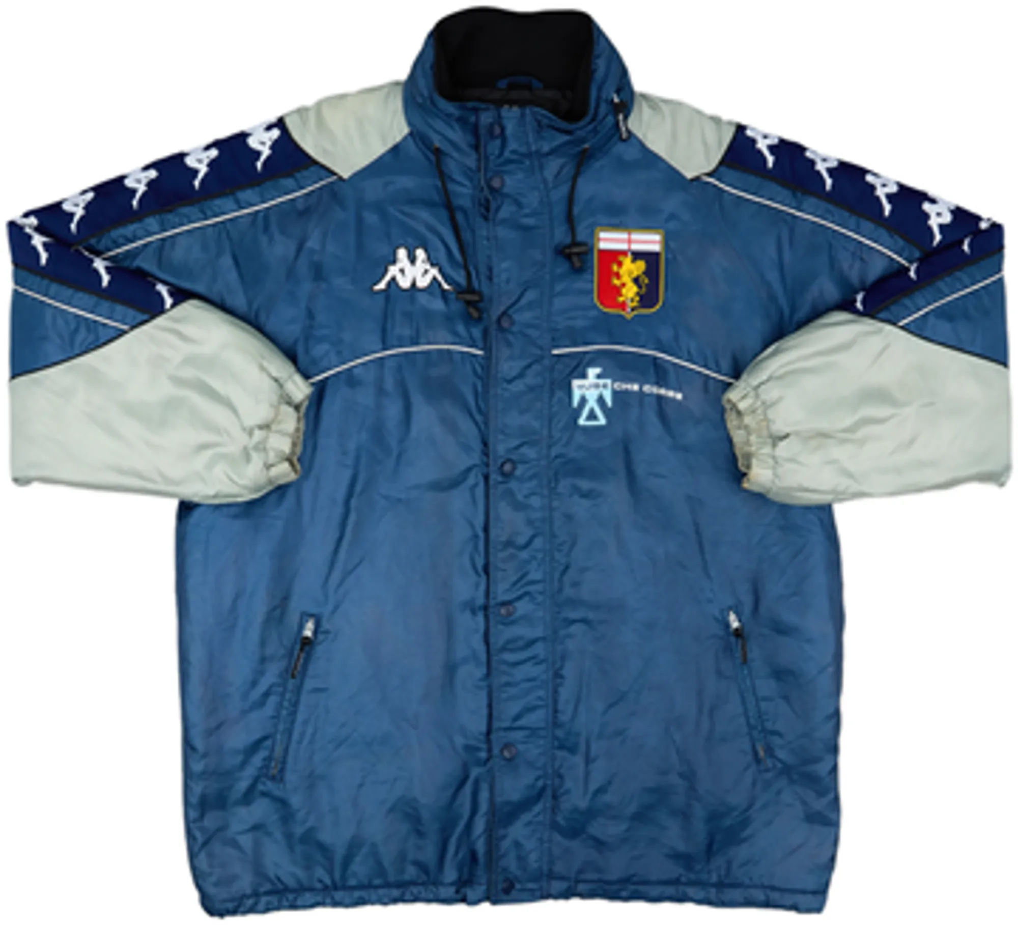 2000-01 Genoa Kappa Padded Bench Coat - 8/10 - (XXL)