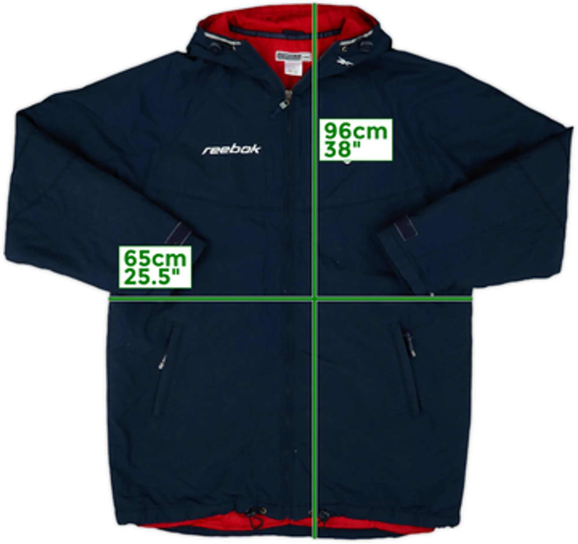 2001-02 Liverpool Reebok Padded Bench Coat - 8/10 - (L)