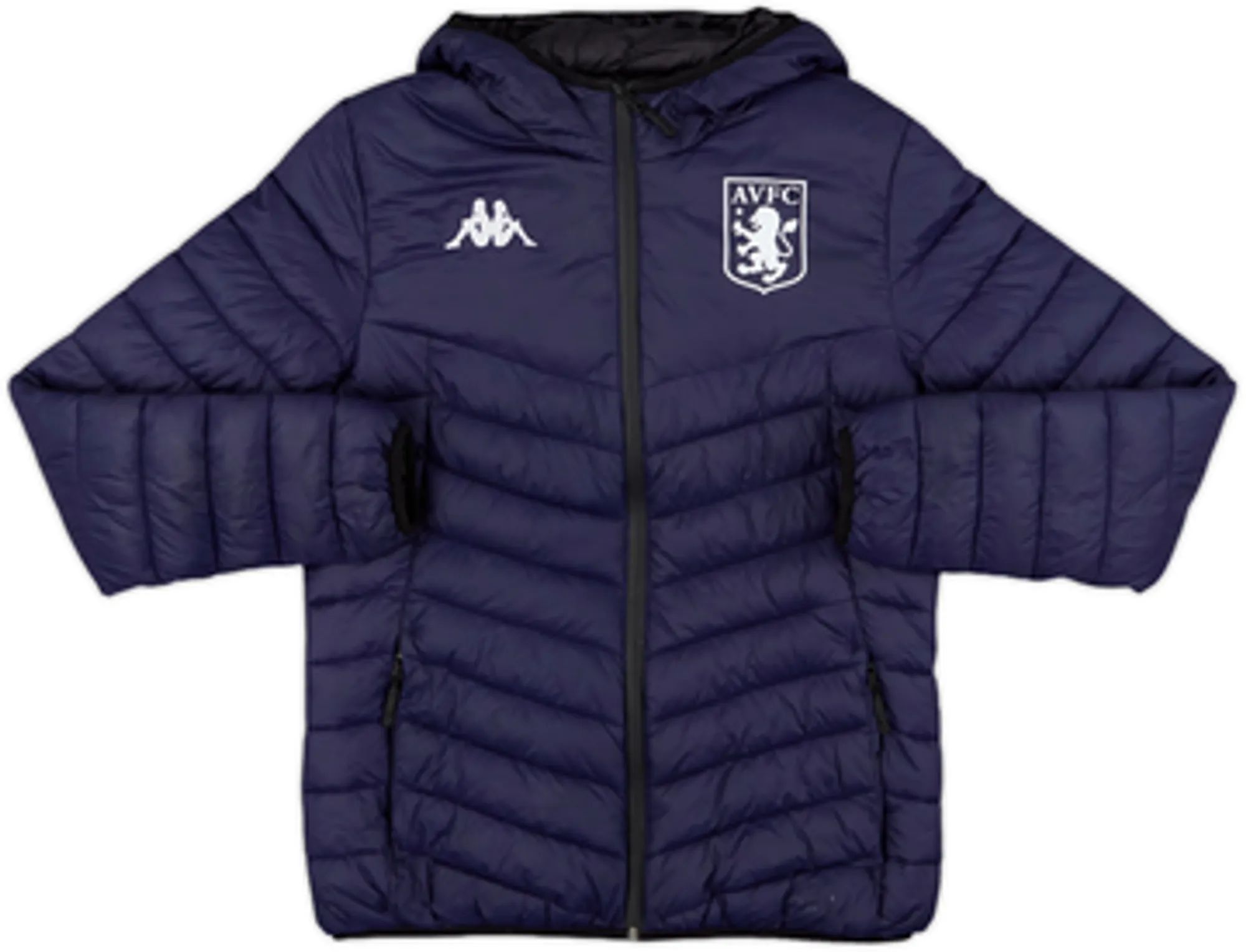 2019-20 Aston Villa Kappa Padded Bench Coat - 8/10 - (S)