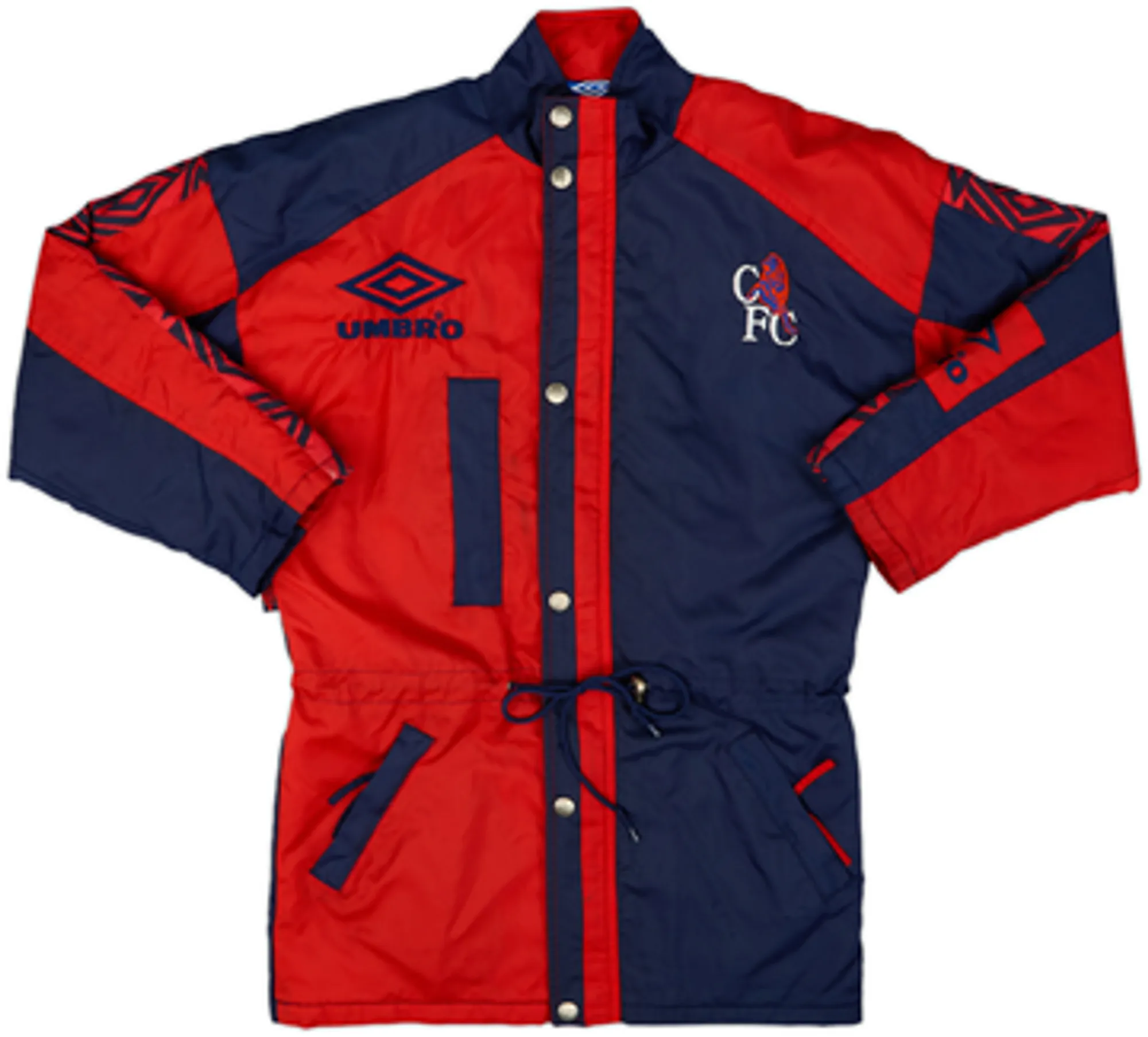 1996-97 Chelsea Umbro Padded Bench Coat - 9/10 - (L.Boys)