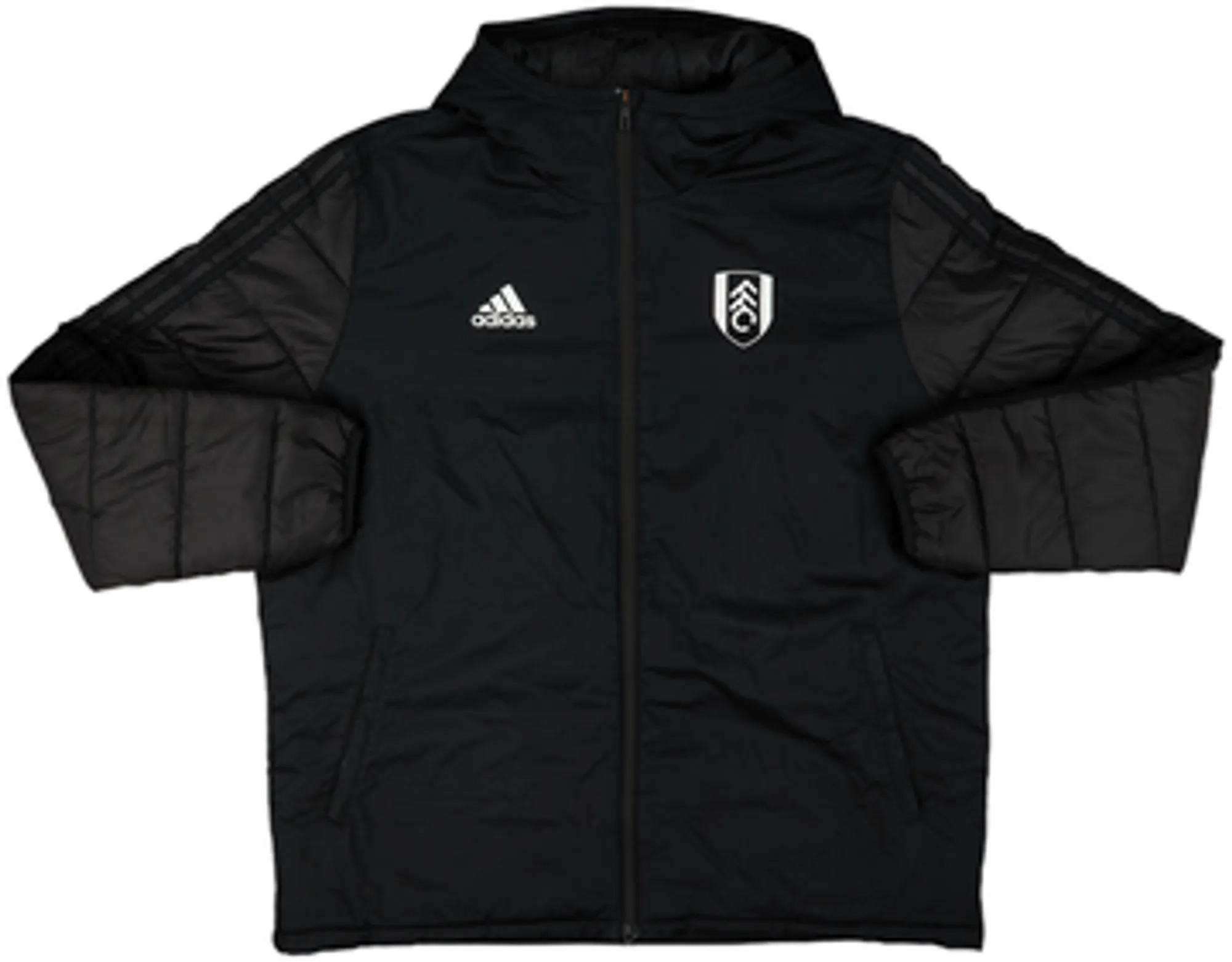 2019-20 Fulham adidas Padded Bench Coat - 10/10 - (XL)