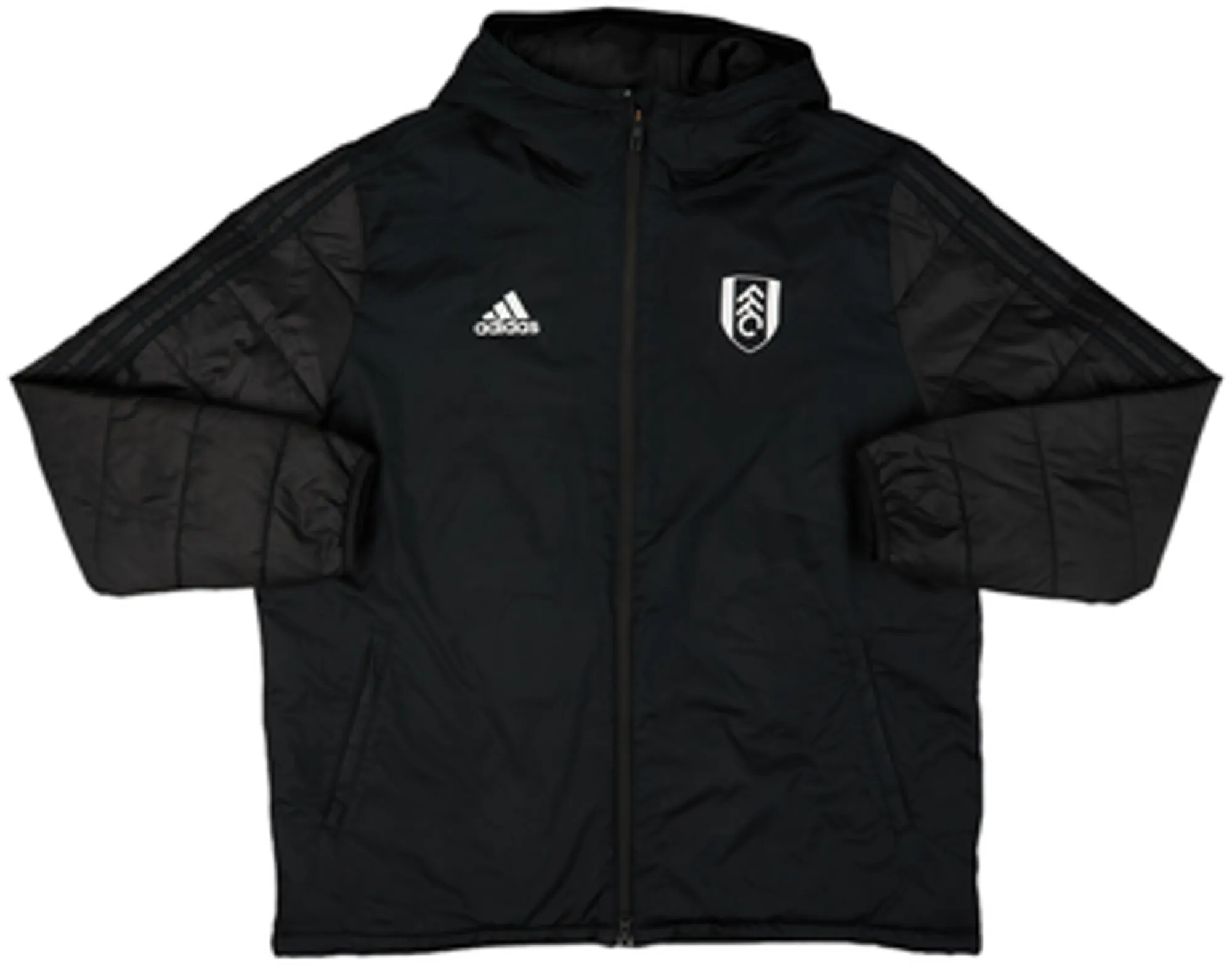 2019-20 Fulham adidas Padded Bench Coat - 9/10 - (XL)
