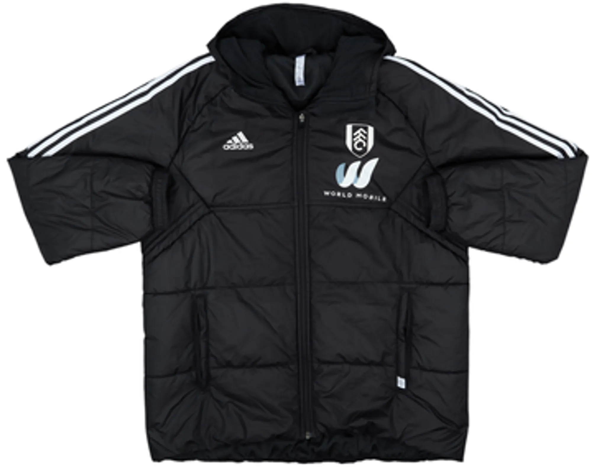 2022-23 Fulham adidas Padded Bench Coat - 10/10 - (XL)