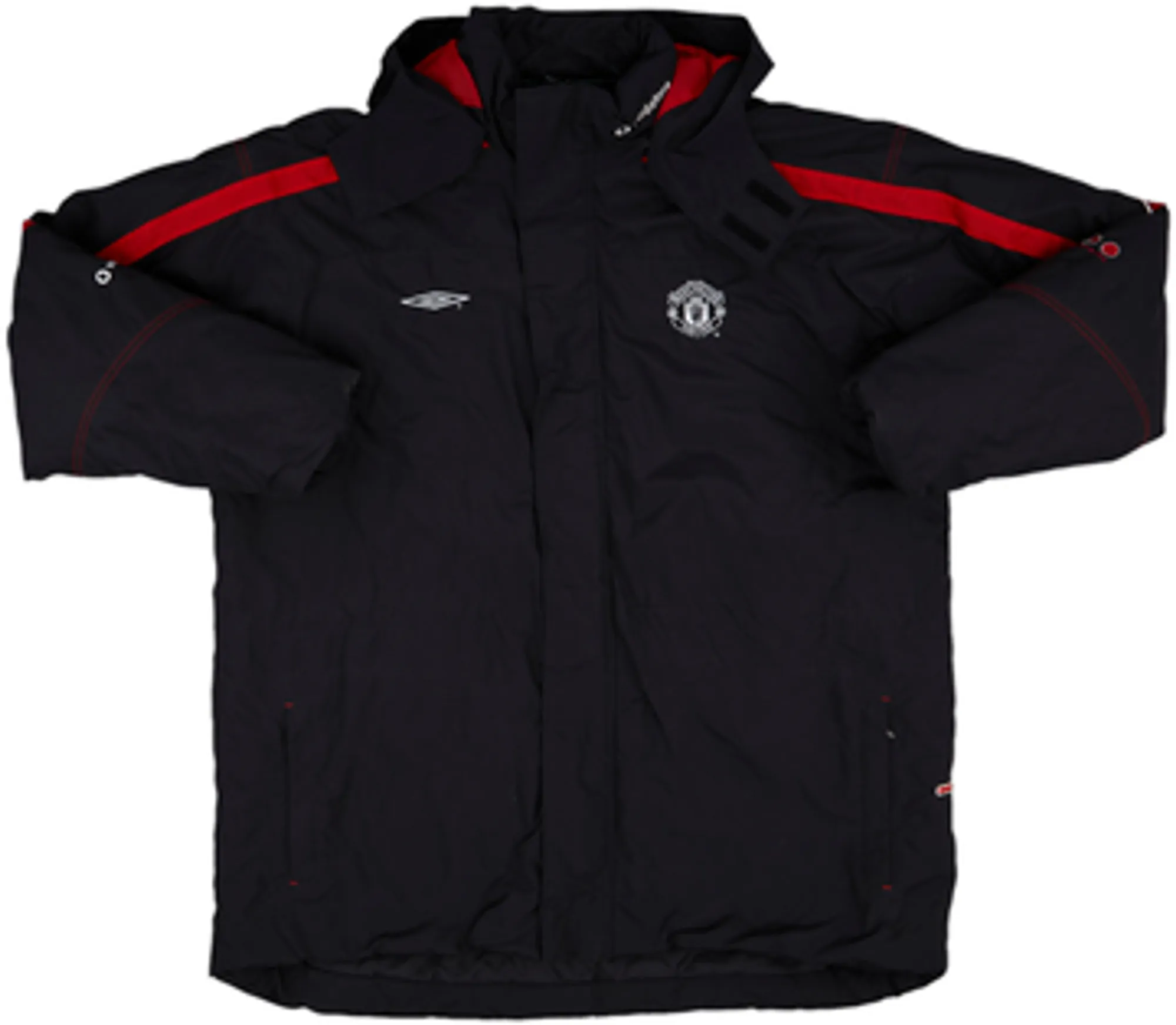 2000-01 Manchester United Umbro Padded Bench Coat - 8/10 - (XXL)