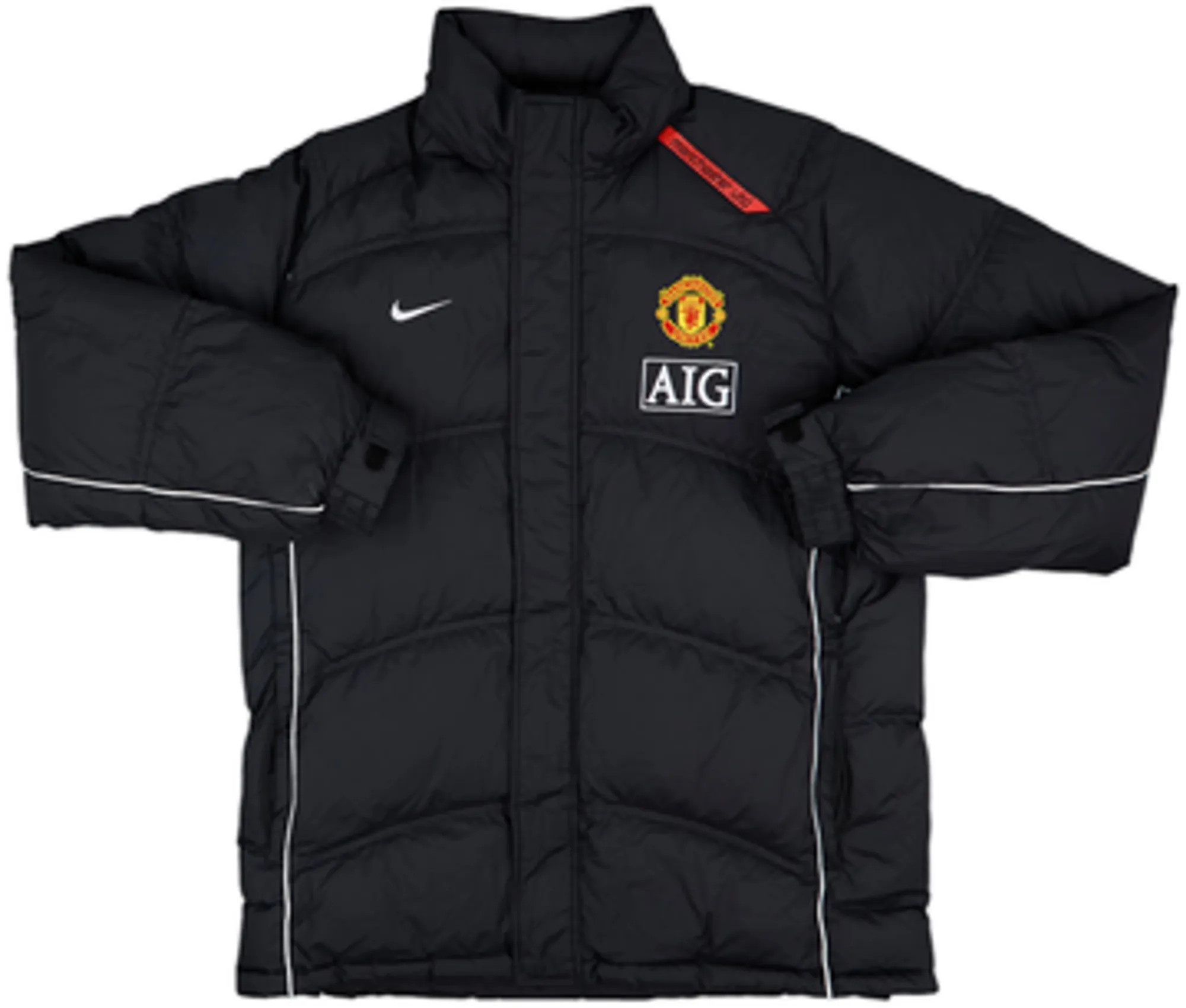 2008-09 Manchester United Nike Padded Bench Coat - 8/10 - (M)