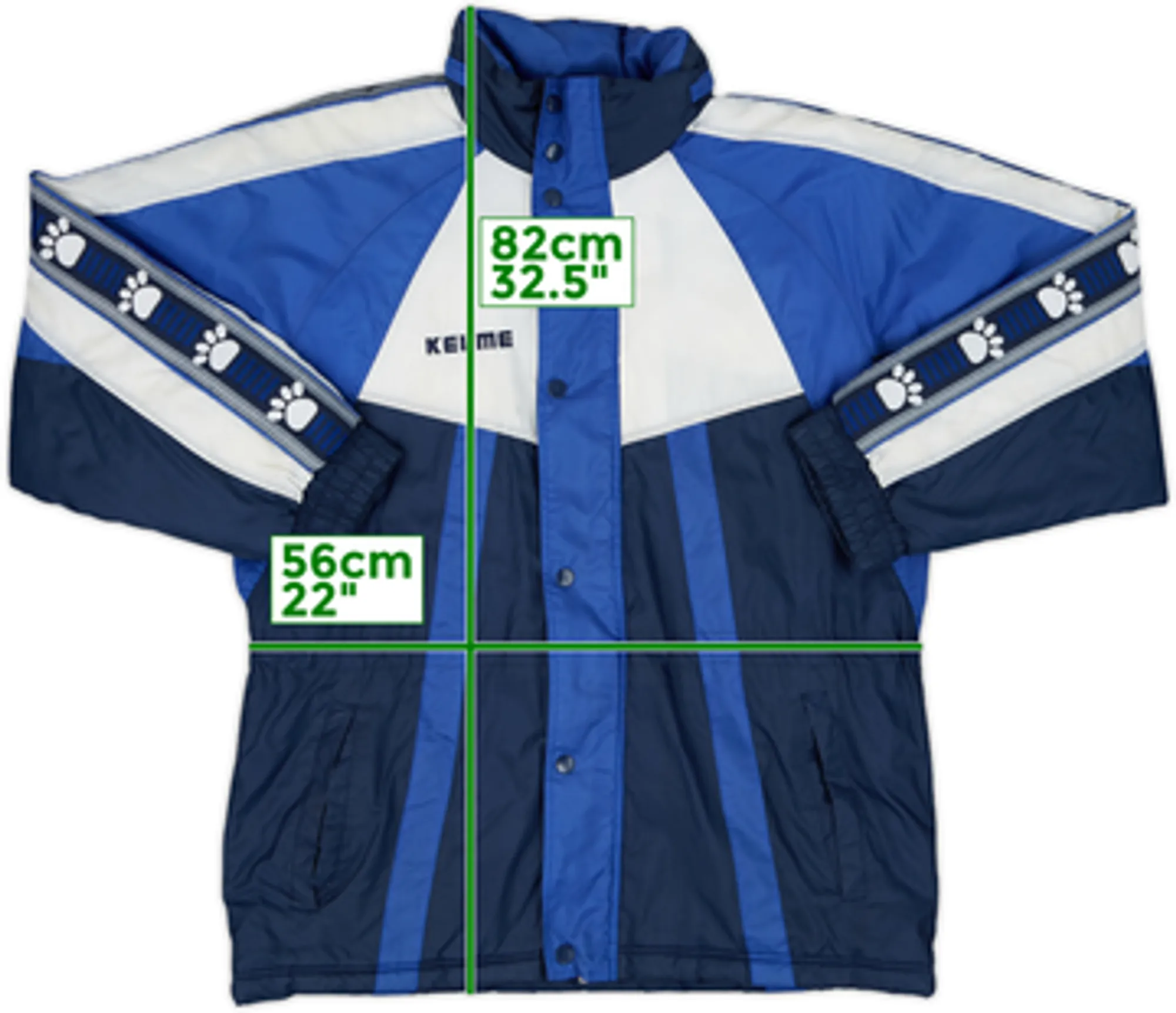 1996-97 Real Madrid Kelme Padded Bench Coat - 4/10 - (XS)