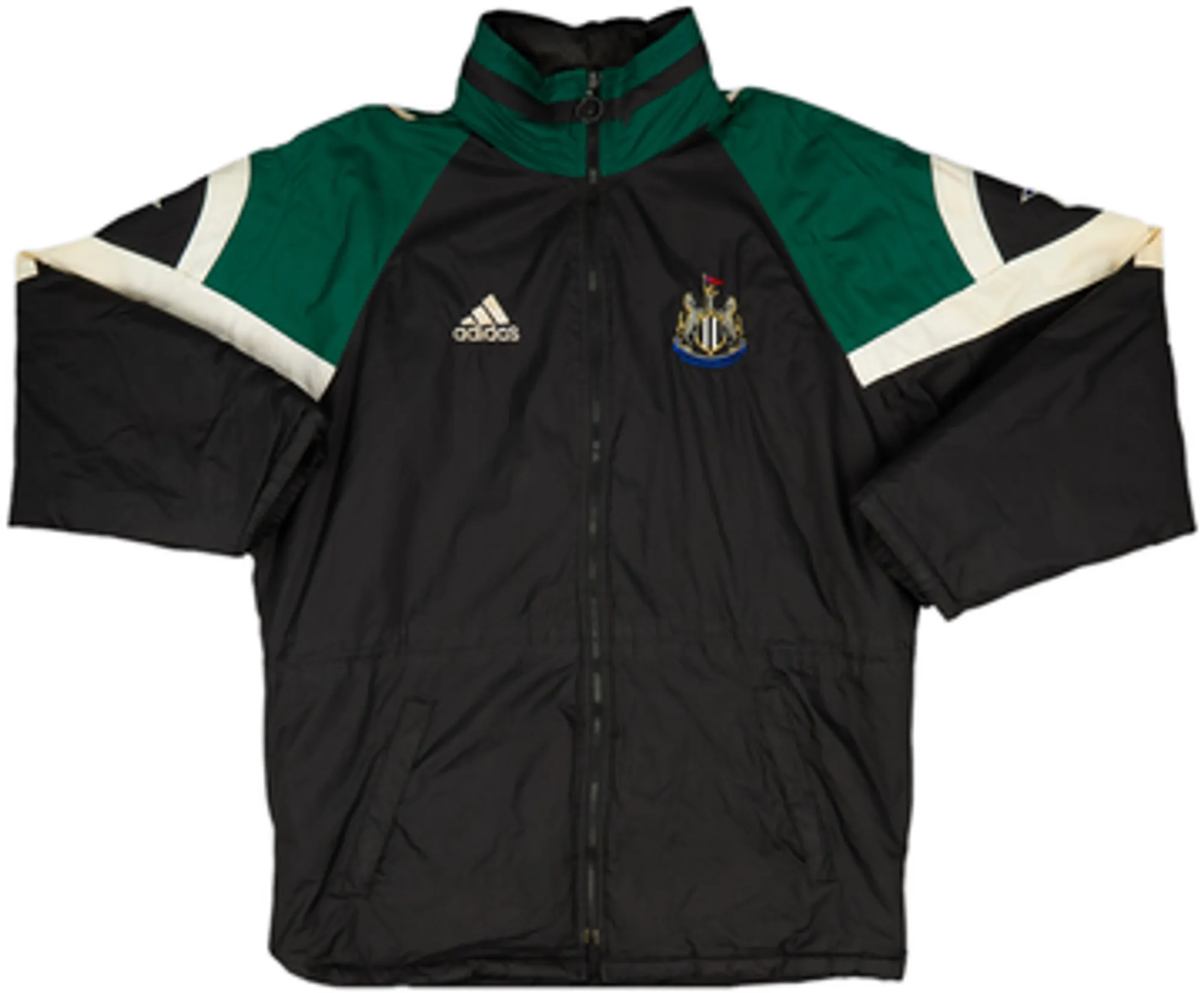 1997-99 Newcastle adidas Padded Bench Coat - 5/10 - (M)