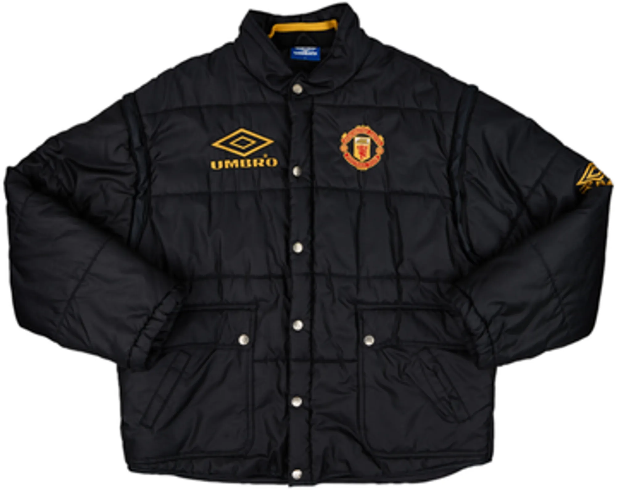 1992-94 Manchester United Umbro Padded Bench Coat - 10/10 - (XL)