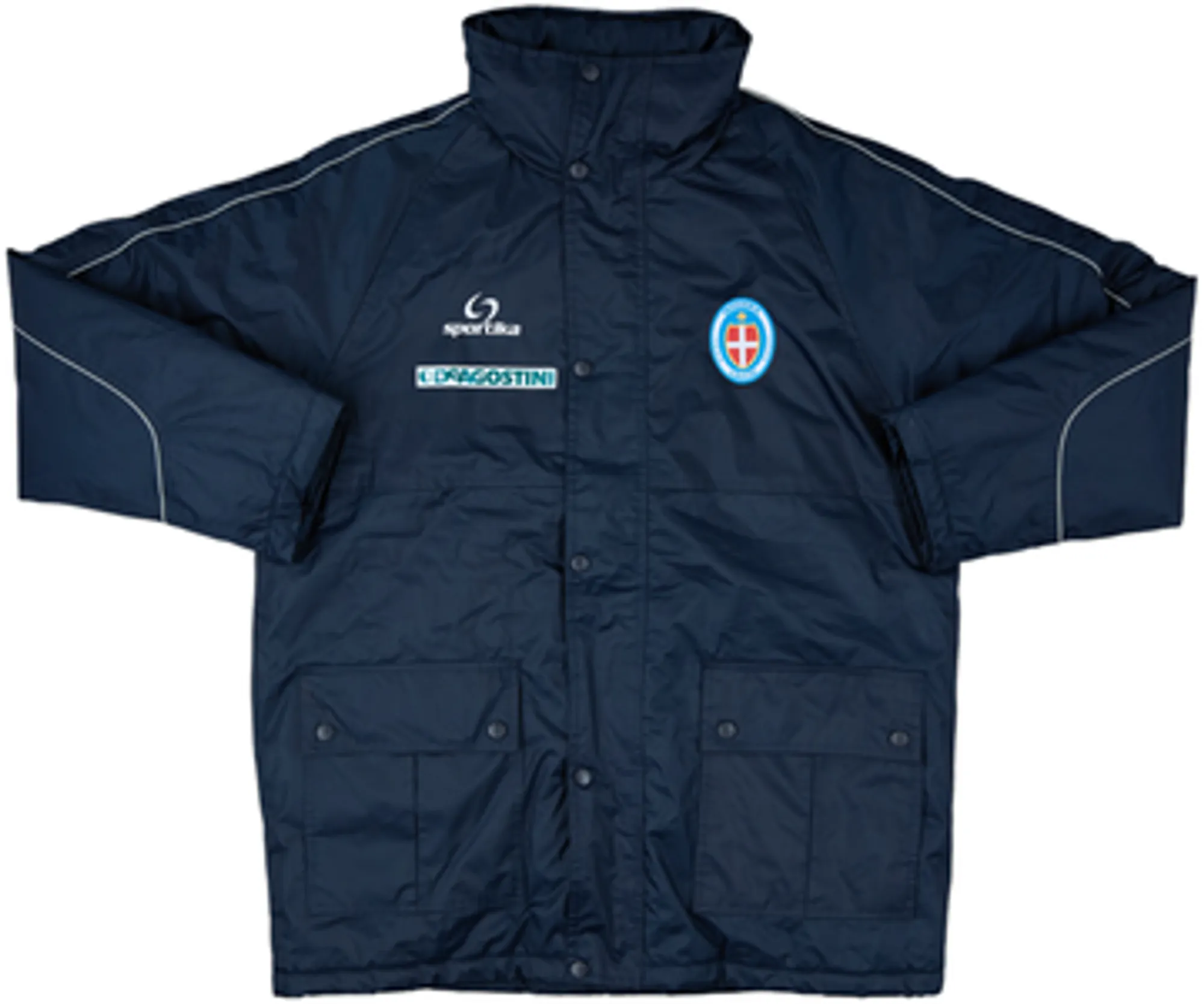 2010-11 Novara Sportika Padded Bench Coat - 8/10 - (M)