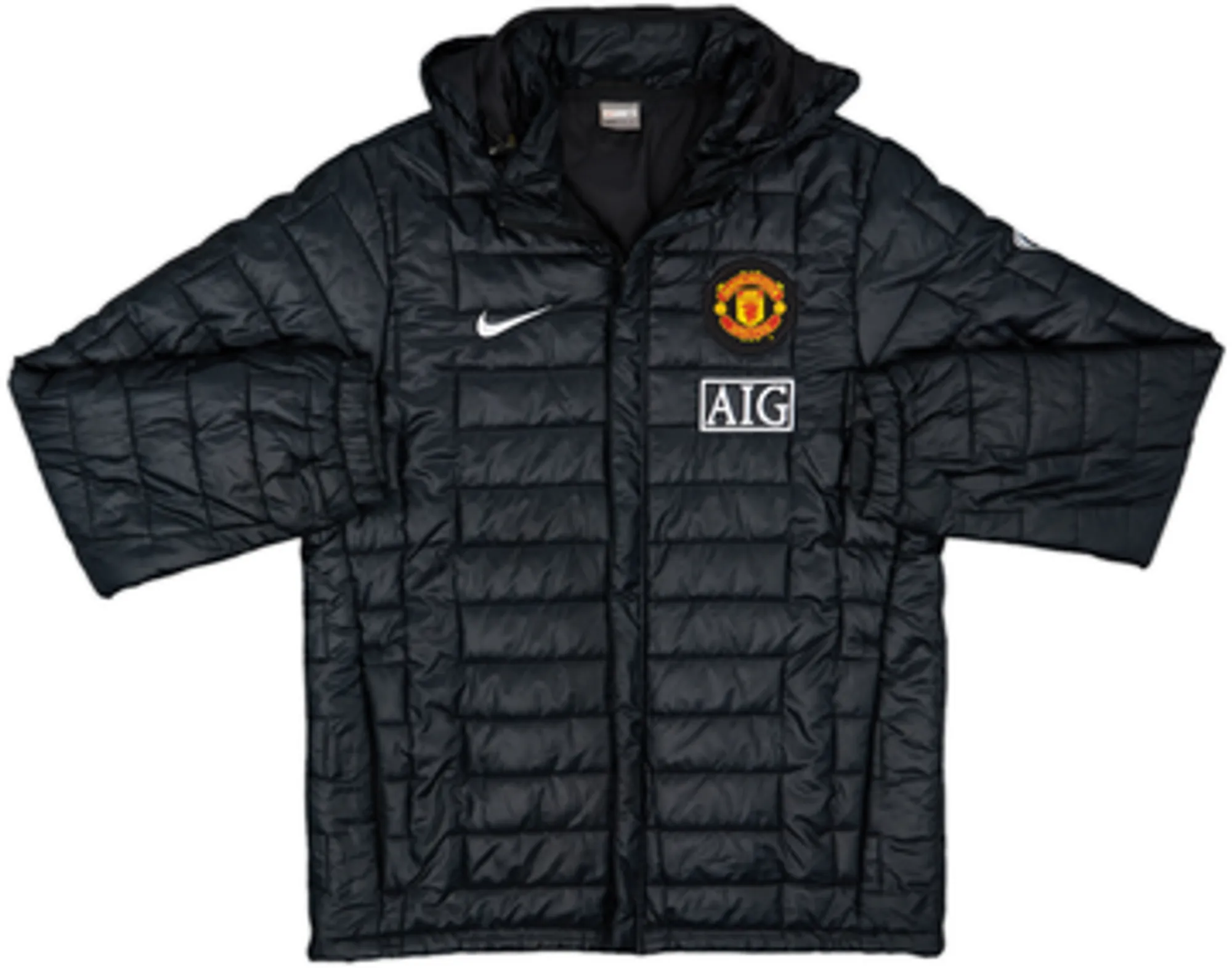 2009-10 Manchester United Nike Padded Bench Coat - 8/10 - (M)