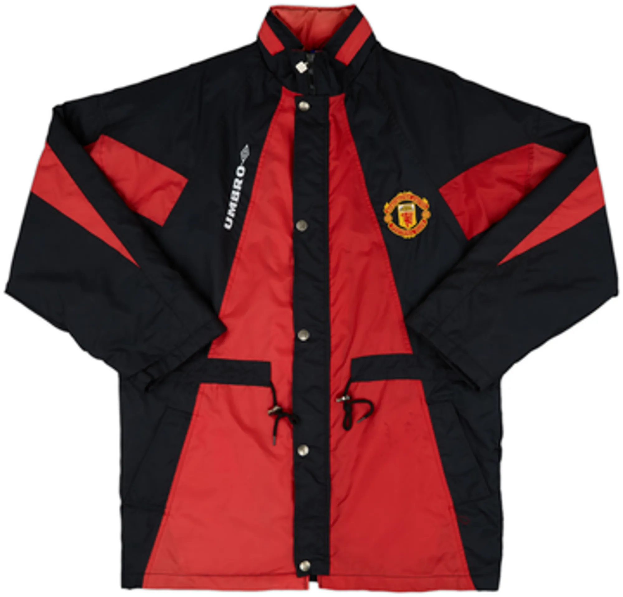 1992-93 Manchester United Umbro Padded Bench Coat - 7/10 - (L)