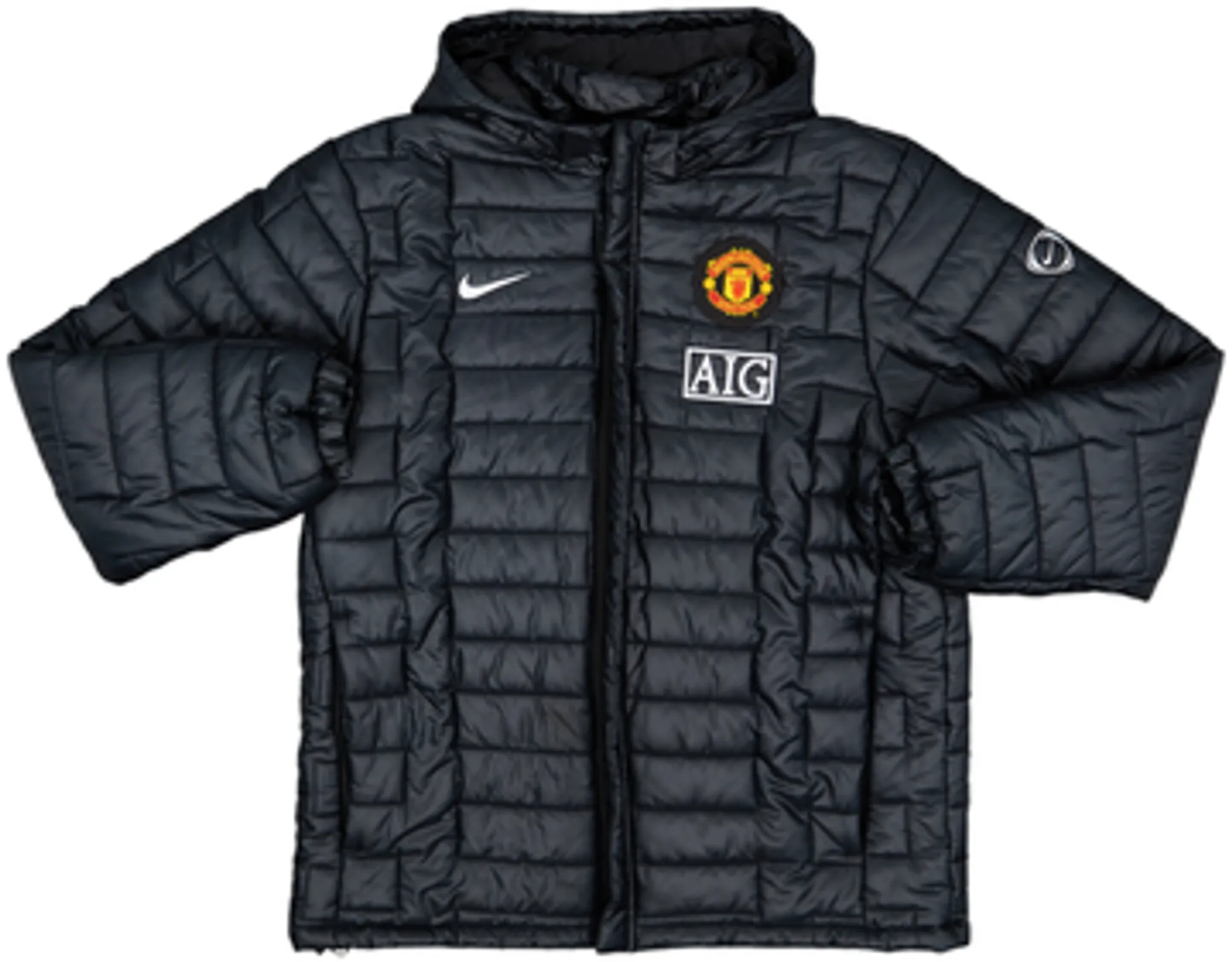 2009-10 Manchester United Nike Padded Bench Coat - 8/10 - (XL)