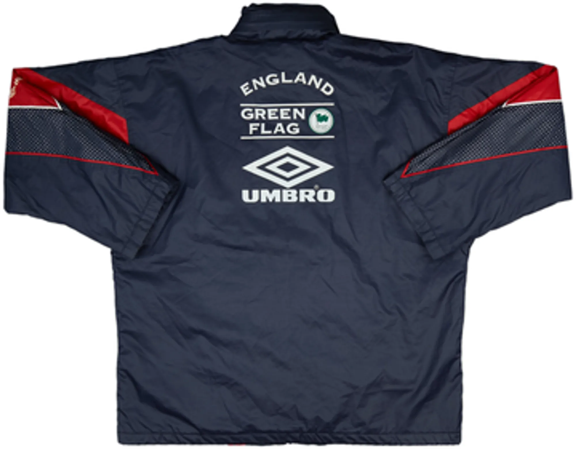1998-00 England Umbro Padded Bench Coat - 8/10 - (L)
