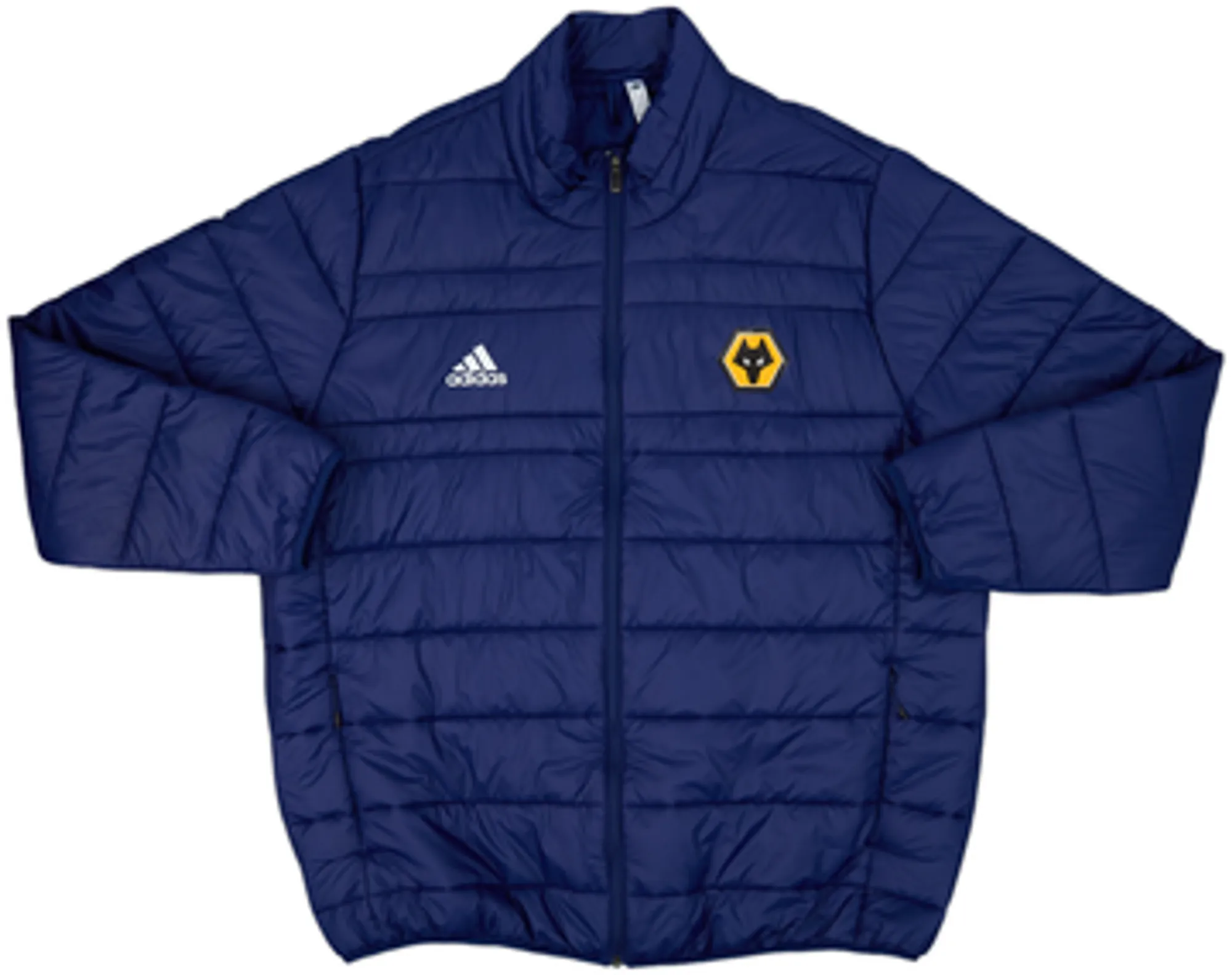 2019-20 Wolves adidas Padded Bench Coat - 9/10 - (XXL)