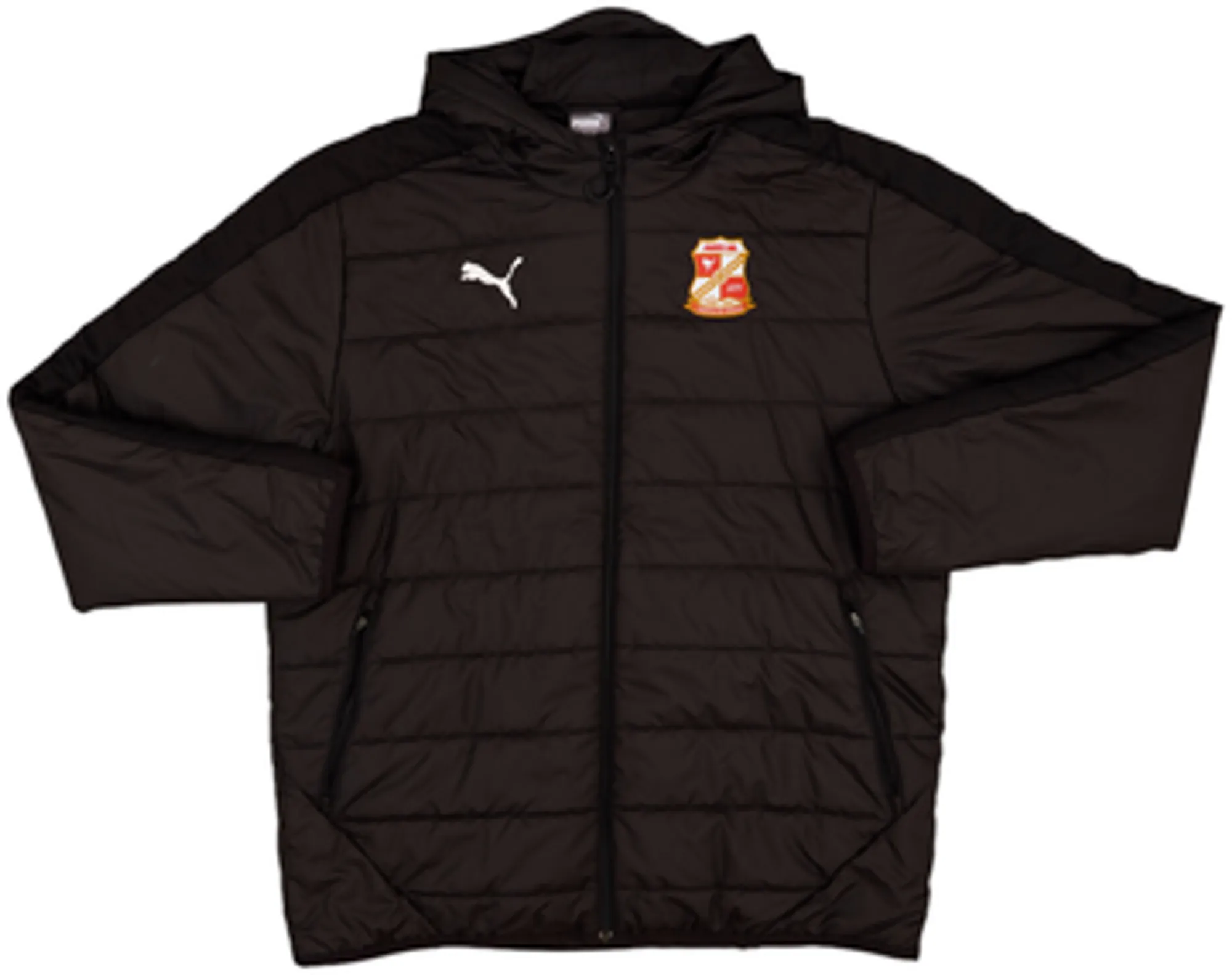 2018-19 Swindon Puma Padded Bench Coat - 8/10 - (L)