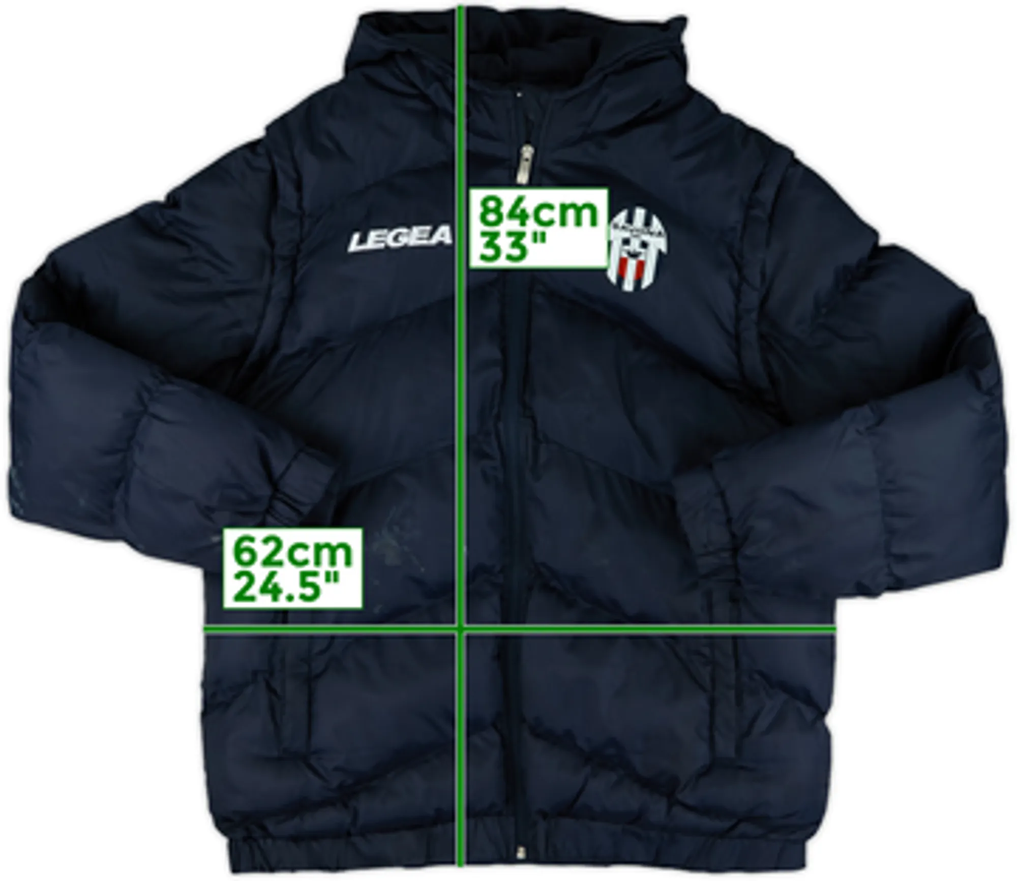 2013-14 Savona Legea Padded Bench Coat - 7/10 - (M)