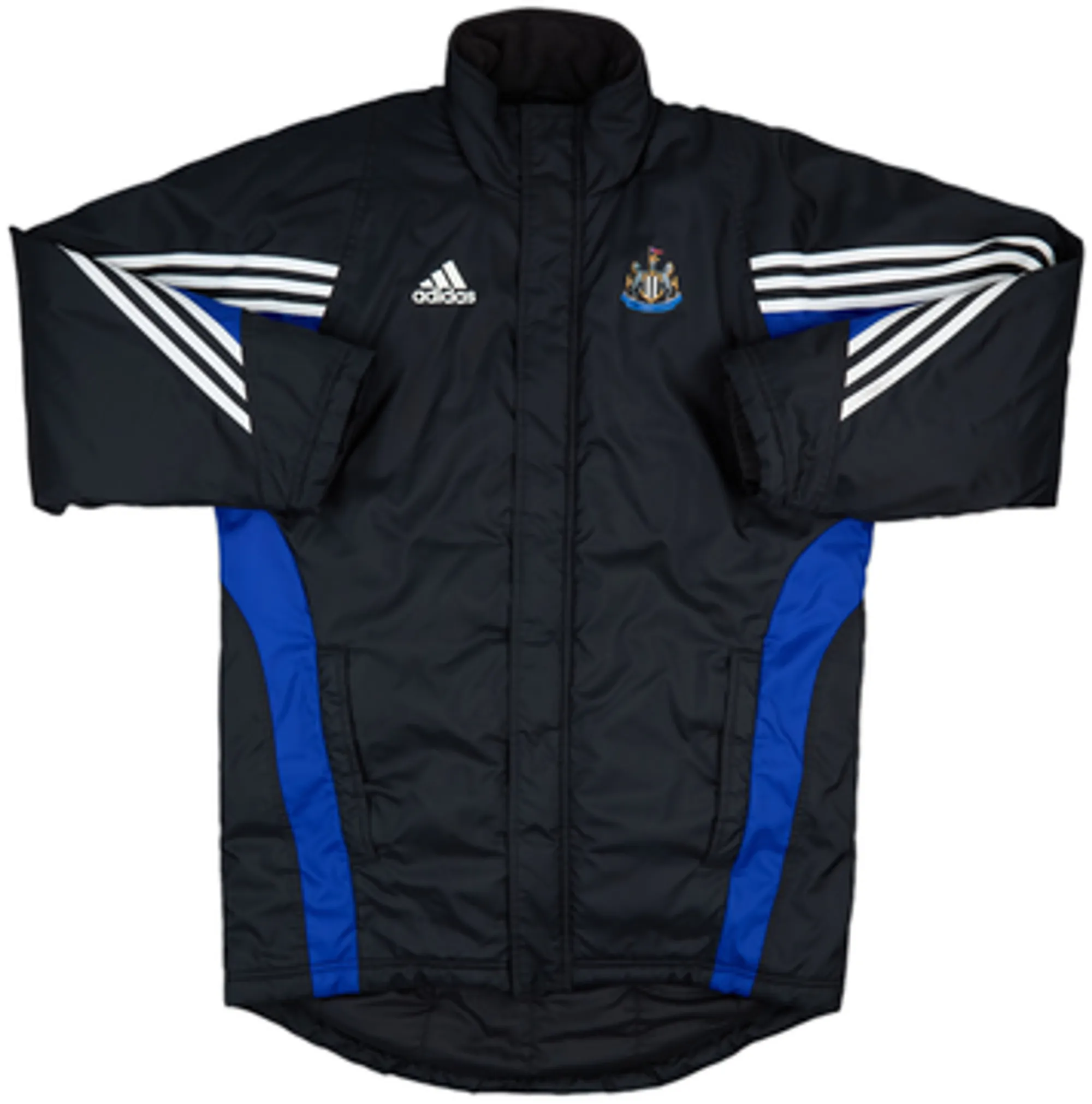2003-04 Newcastle adidas Padded Bench Coat - 8/10 - (M)