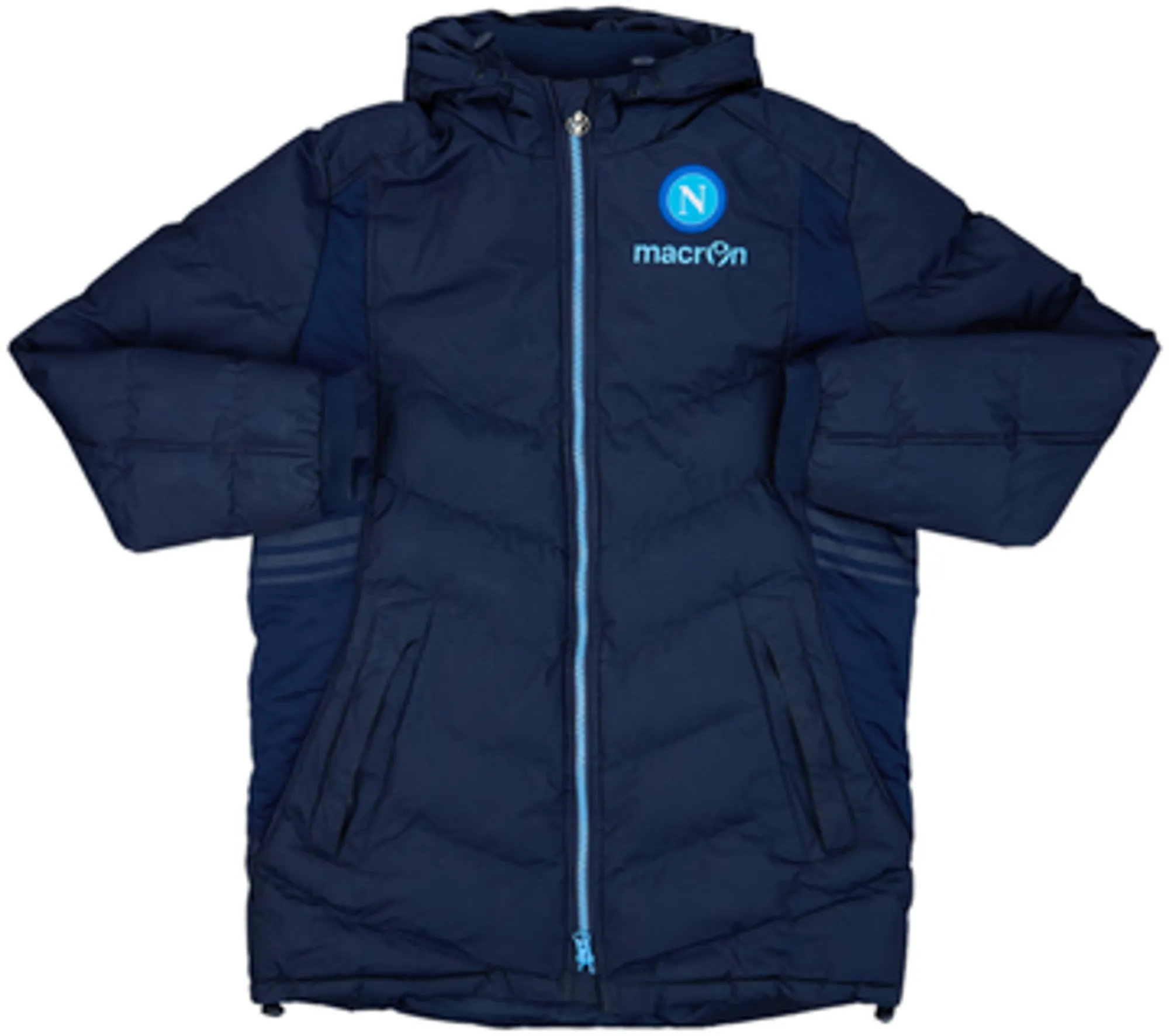 2012-13 Napoli Macron Padded Bench Coat - 8/10 - (XXL)