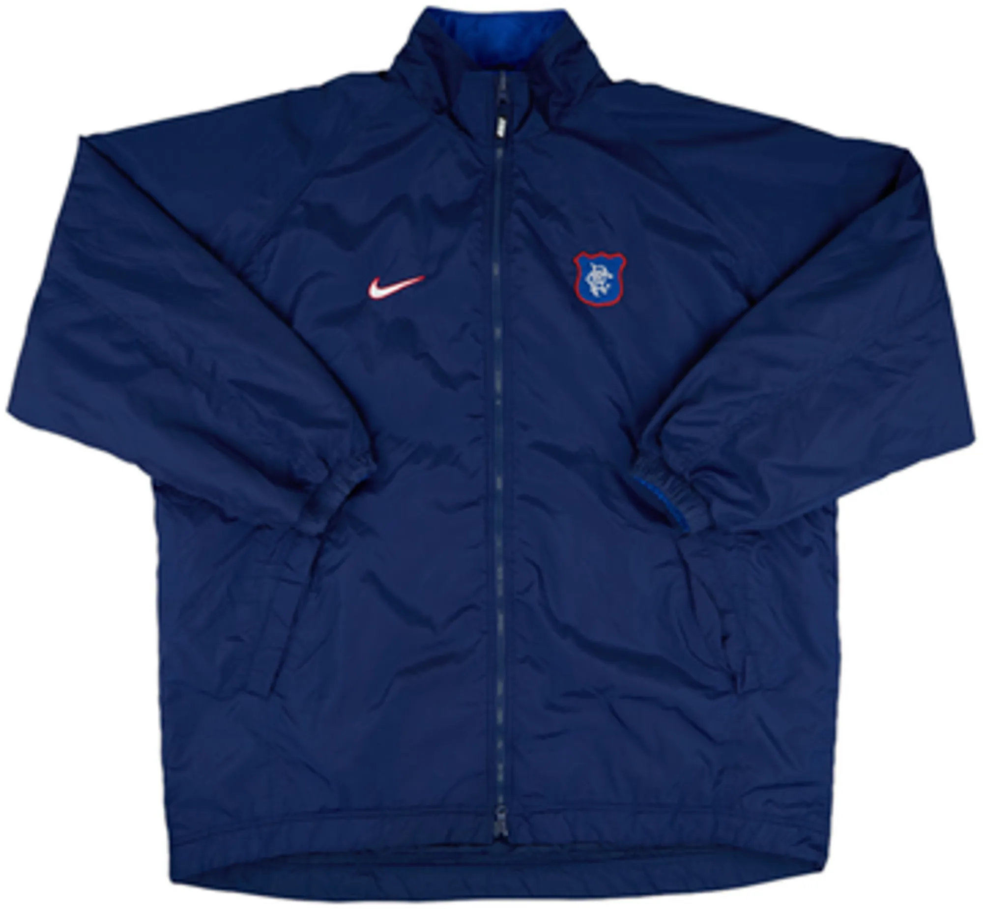 1997-98 Rangers Nike Reversible Padded Bench Coat - 7/10 - (XXL)