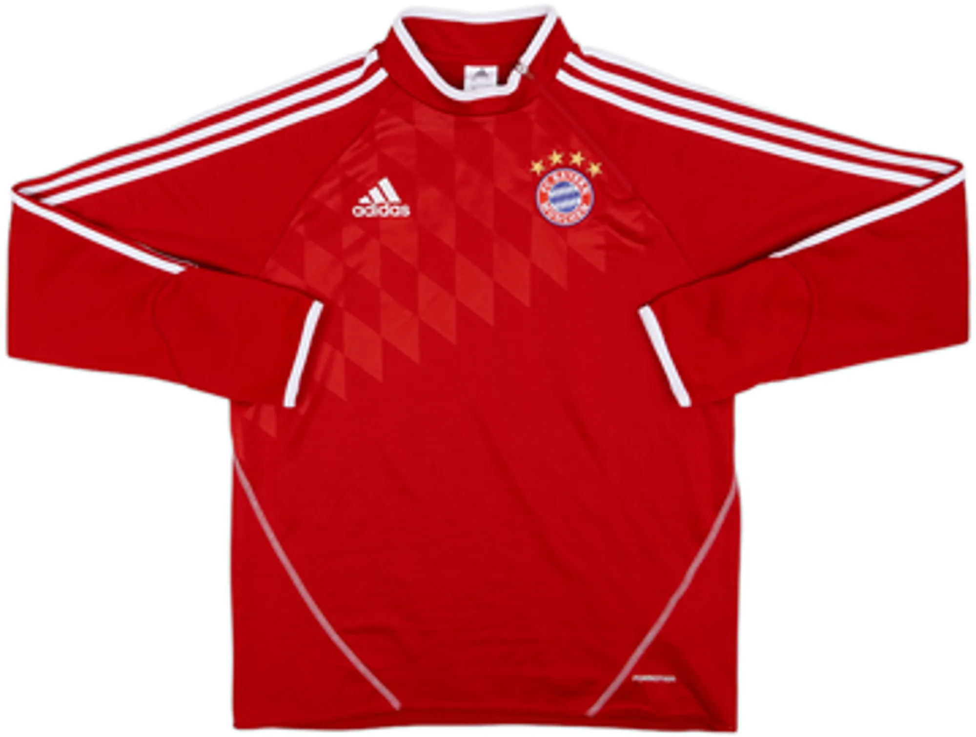 2013-14 Bayern Munich adidas 1/4 Zip Sweat Top - 4/10 - (L)