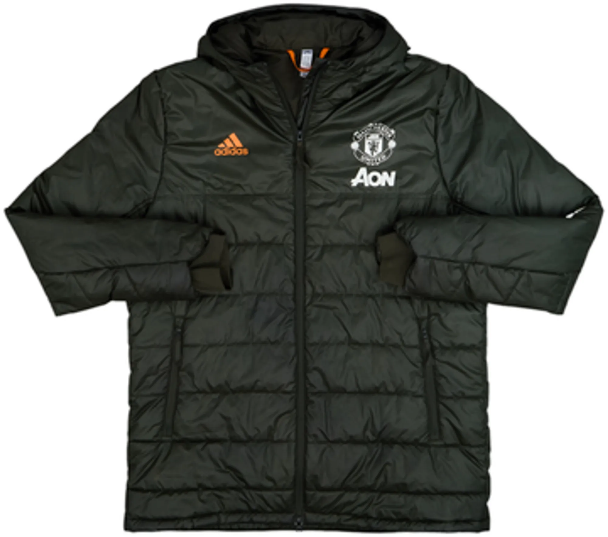 2020-21 Manchester United adidas Padded Bench Coat - 7/10 - (XL)