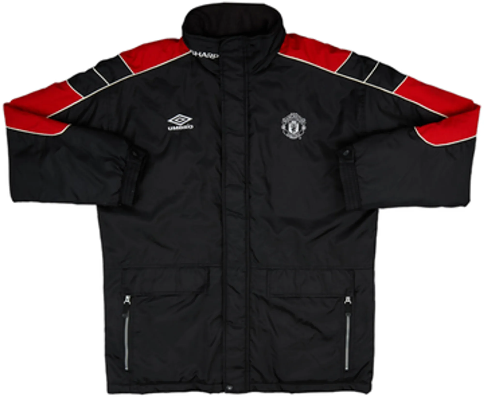 1999-00 Manchester United Umbro Padded Bench Coat - 9/10 - (L)
