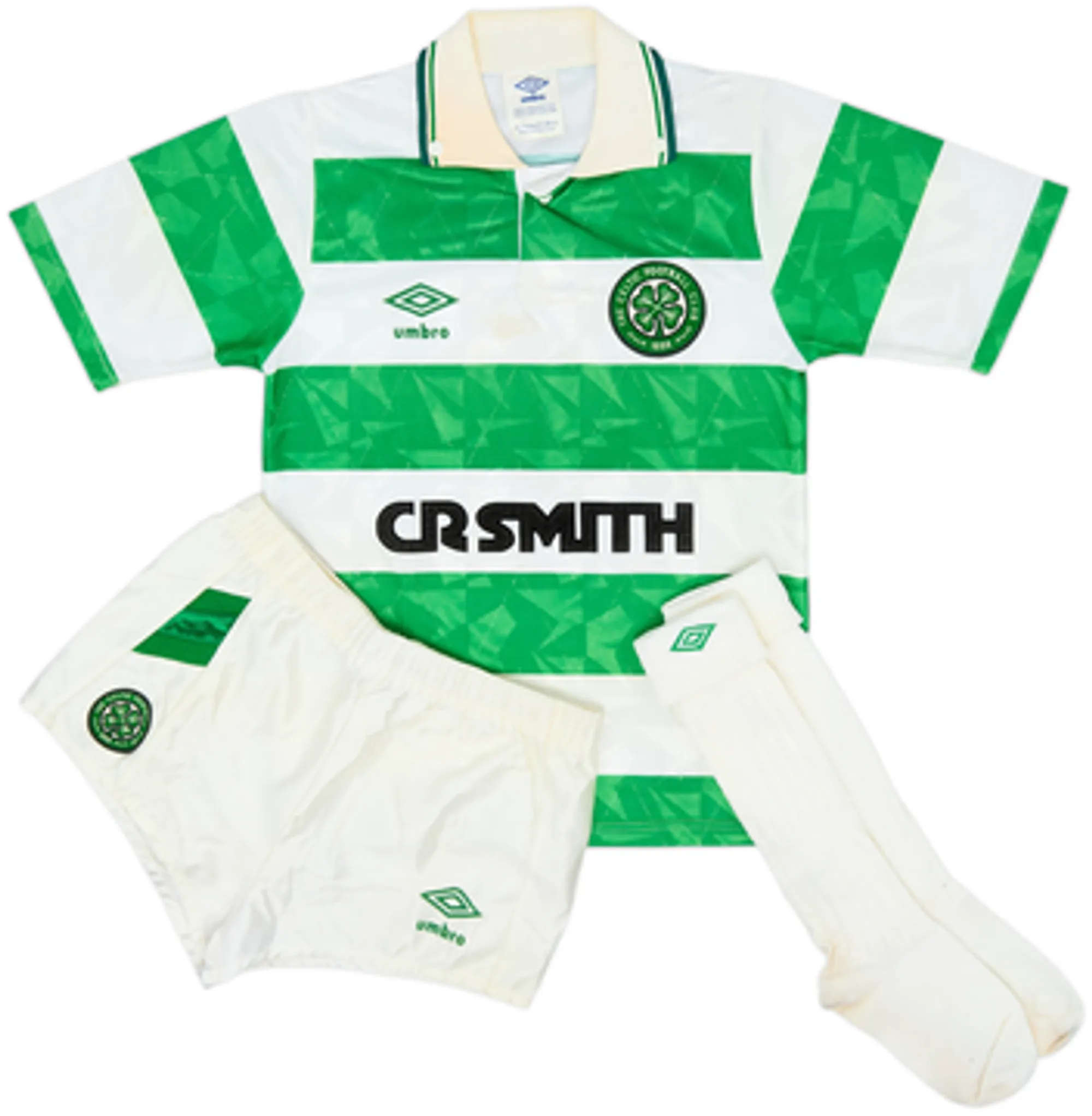 Umbro Celtic Boys SS Home Shirt 1989/91