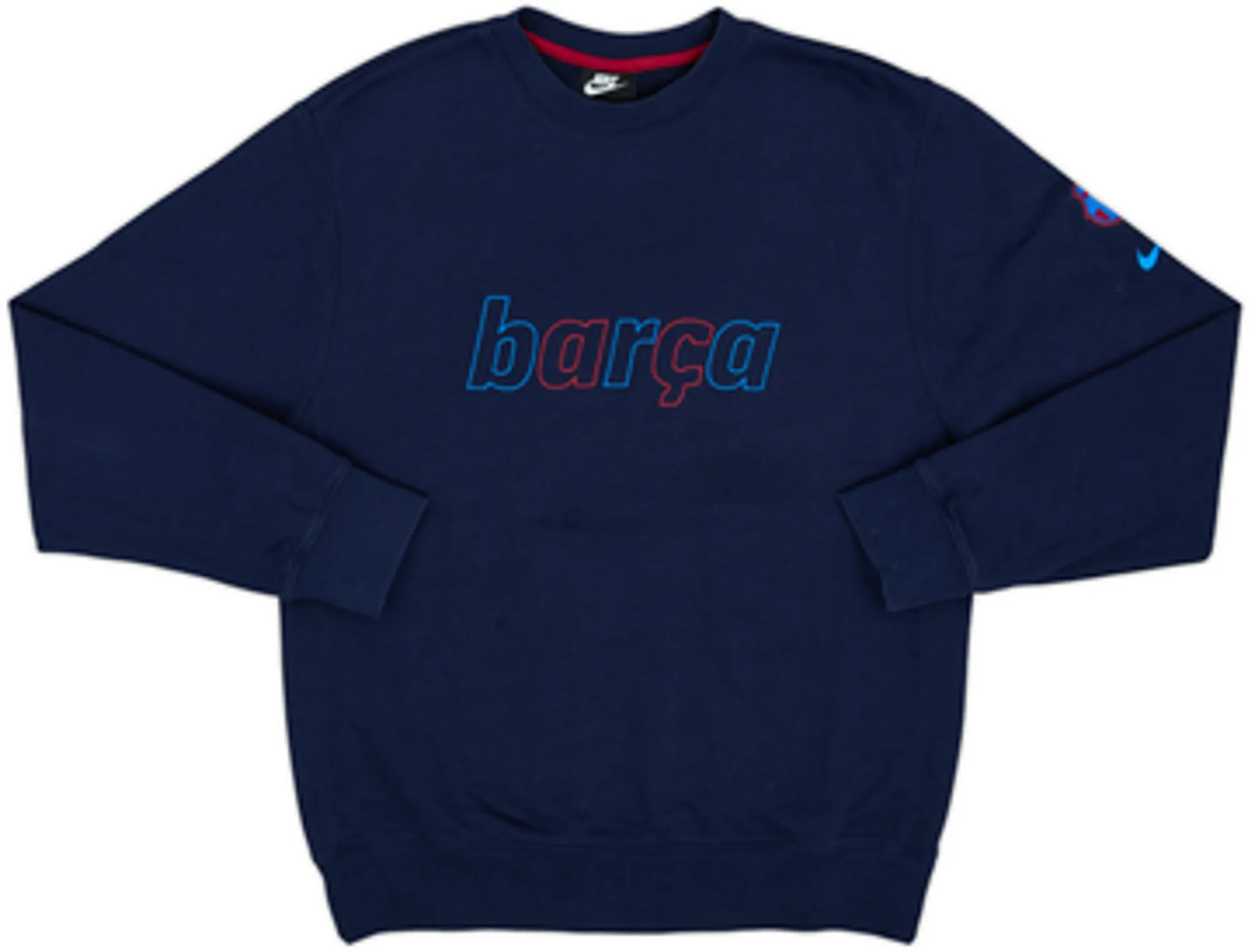2021-22 Barcelona Nike Sweat Top - 9/10 - (S)