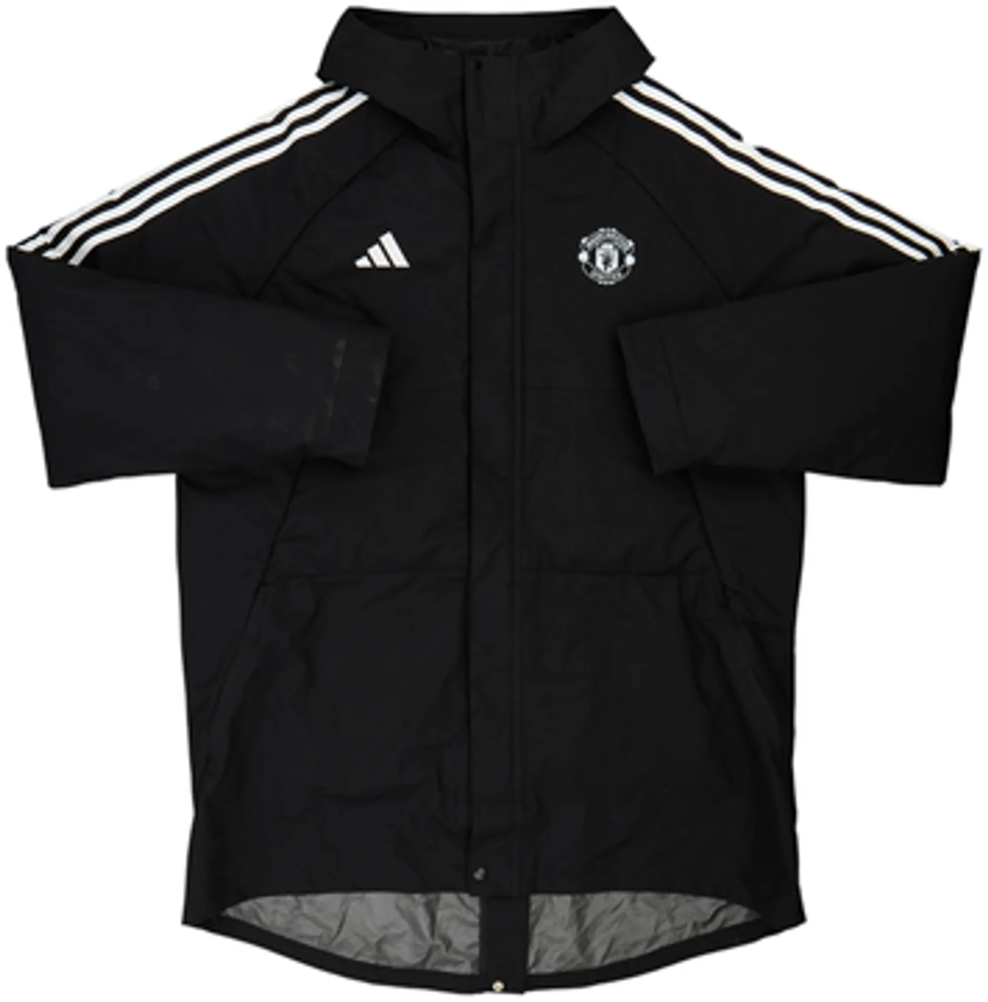 2023-24 Manchester United adidas Padded Bench Coat - 8/10 - (XL)
