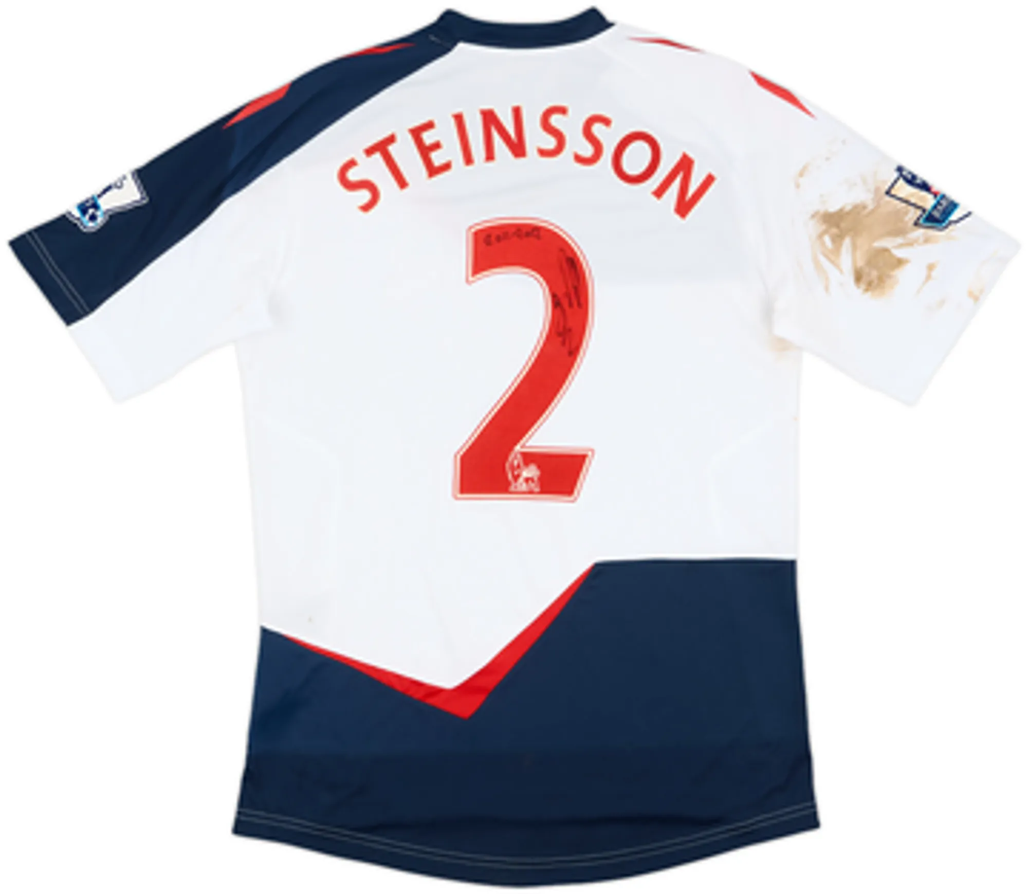 Reebok Bolton Wanderers Mens SS Player Issue Home Shirt 2011/12