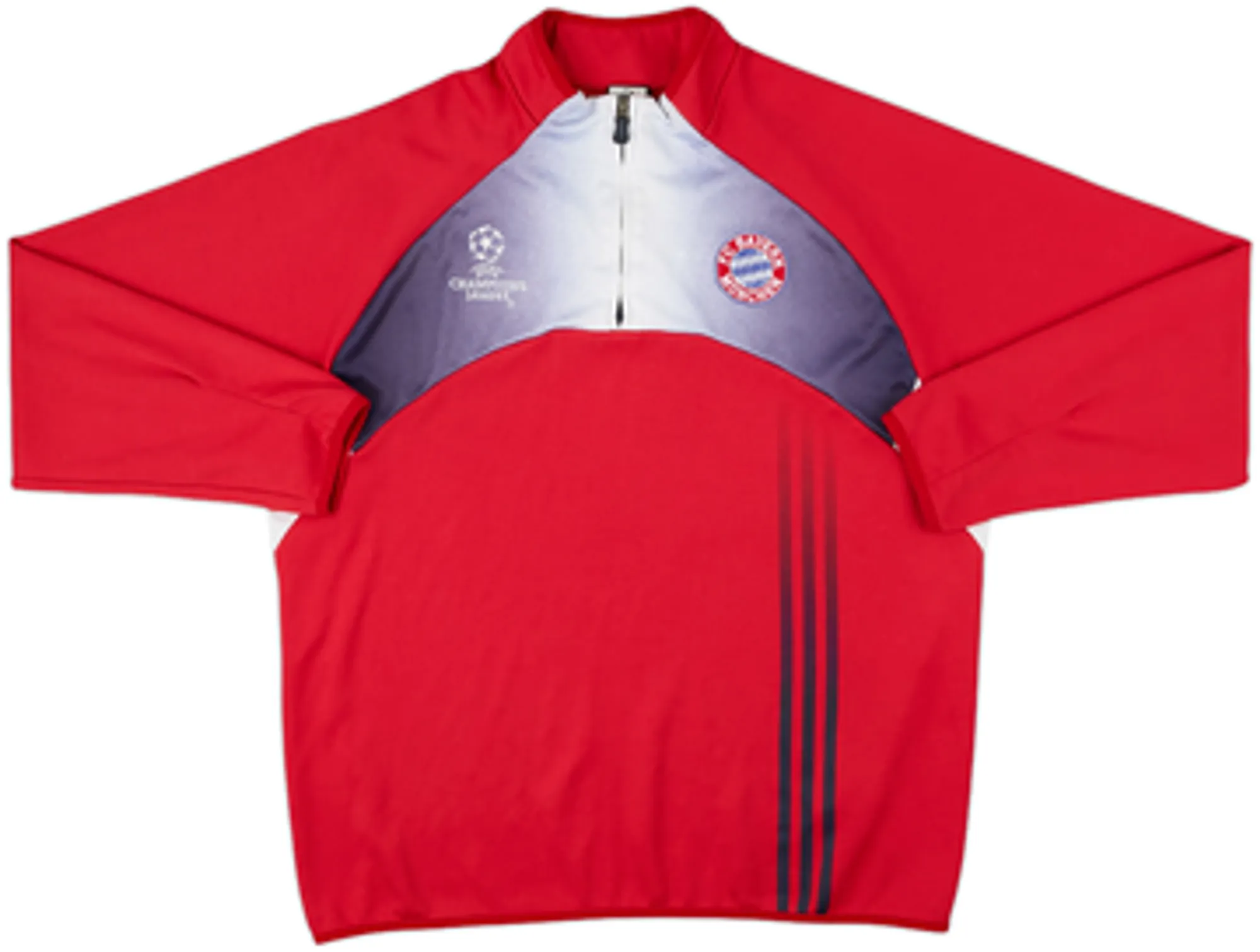 2003-04 Bayern Munich CL adidas 1/4 Sweat Top - 6/10 - (M/L)