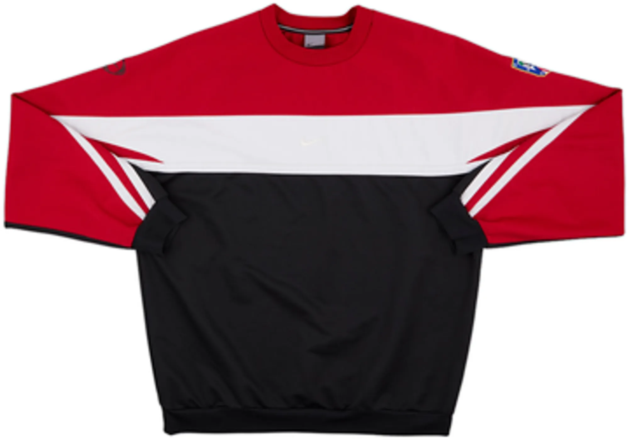 2001-02 Atletico Madrid Nike Sweat Top - 7/10 - (L)